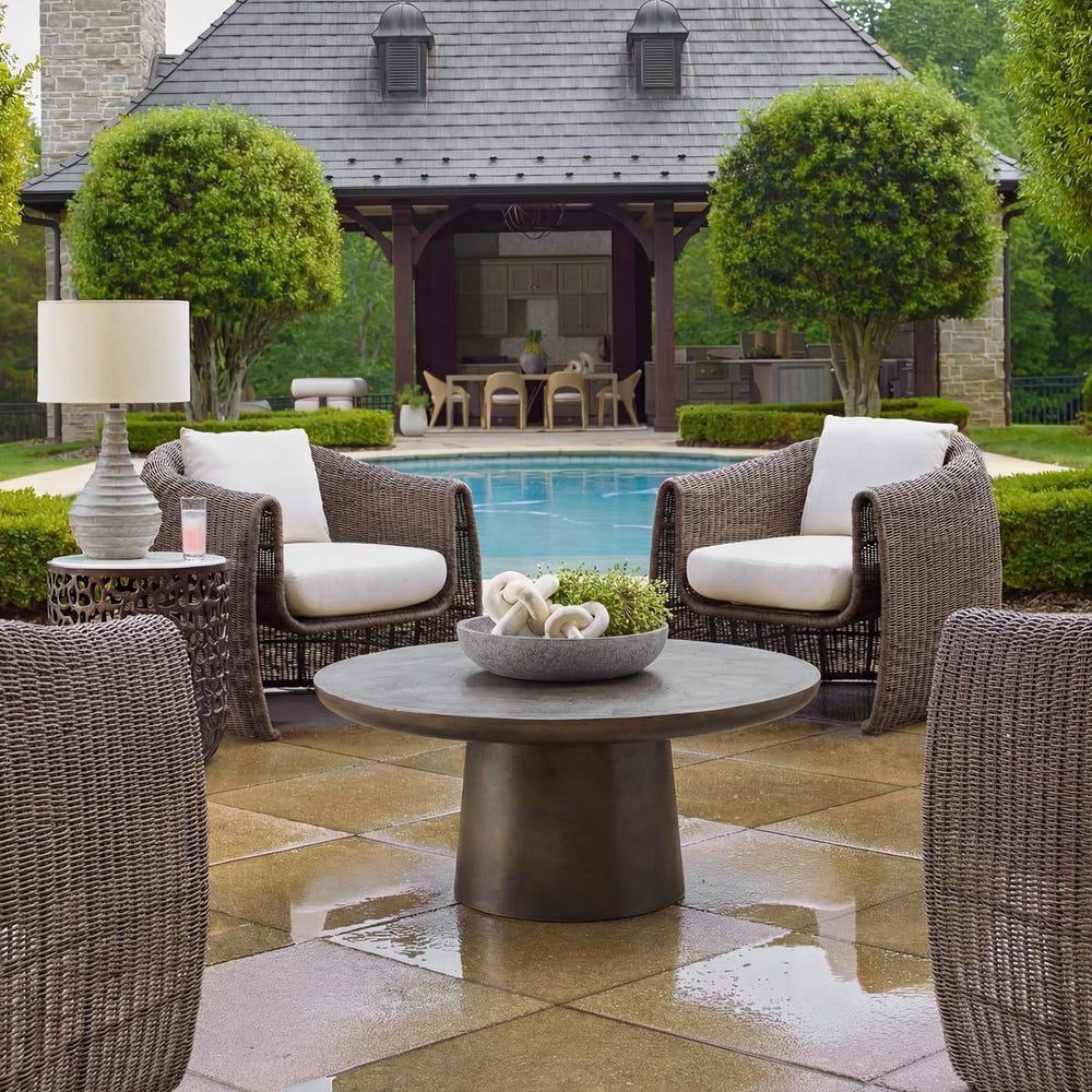 Uttermost Madrone Indoor-Outdoor Bronze Coffee Table