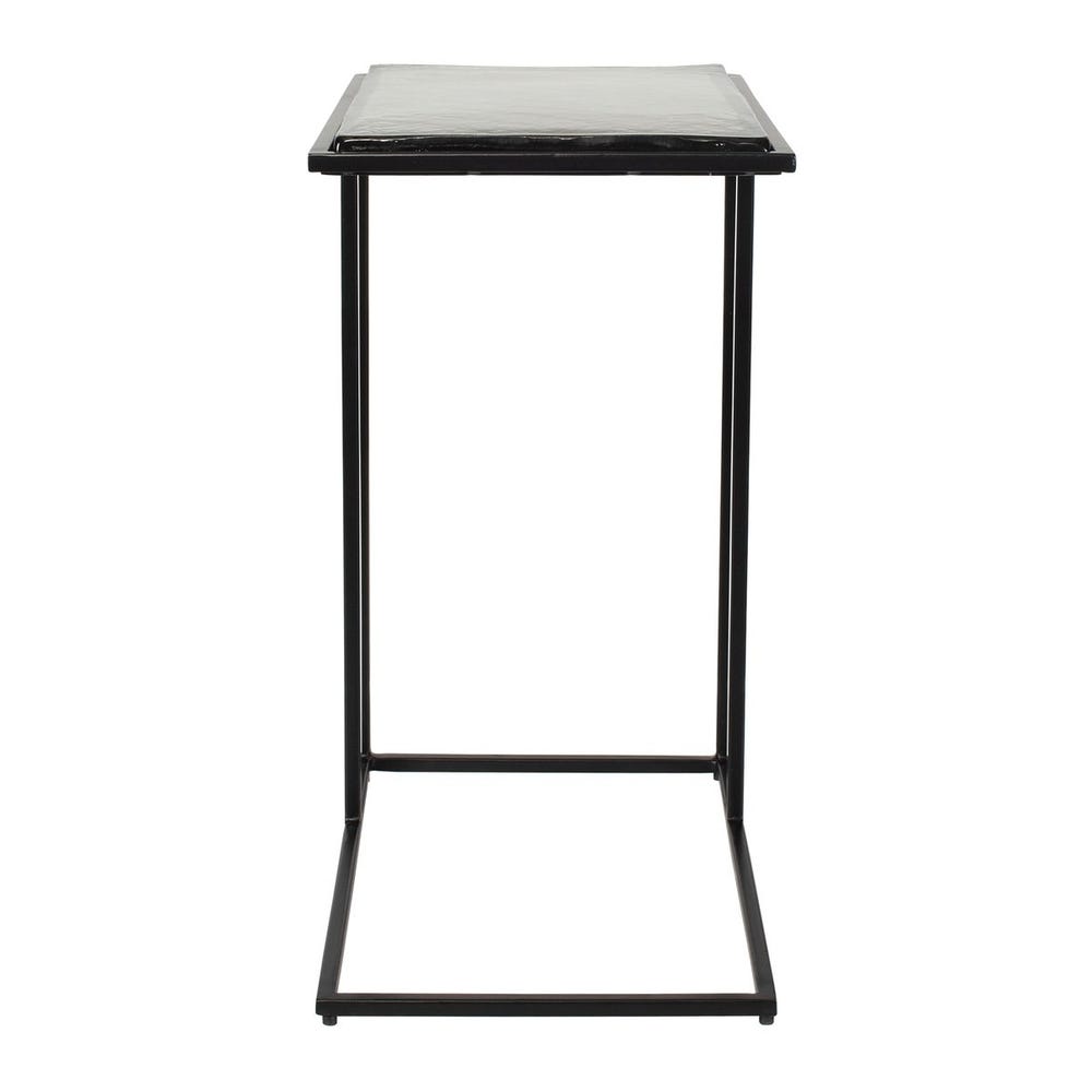 Uttermost Mateo Glass Top Accent Table
