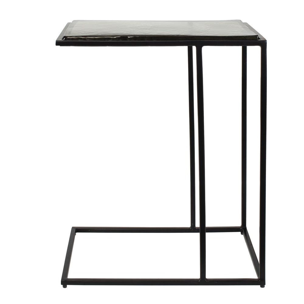 Uttermost Mateo Glass Top Accent Table