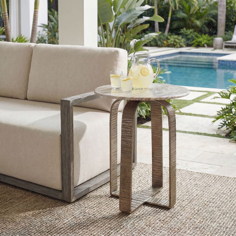 Uttermost Warner Indoor-Outdoor Side Table