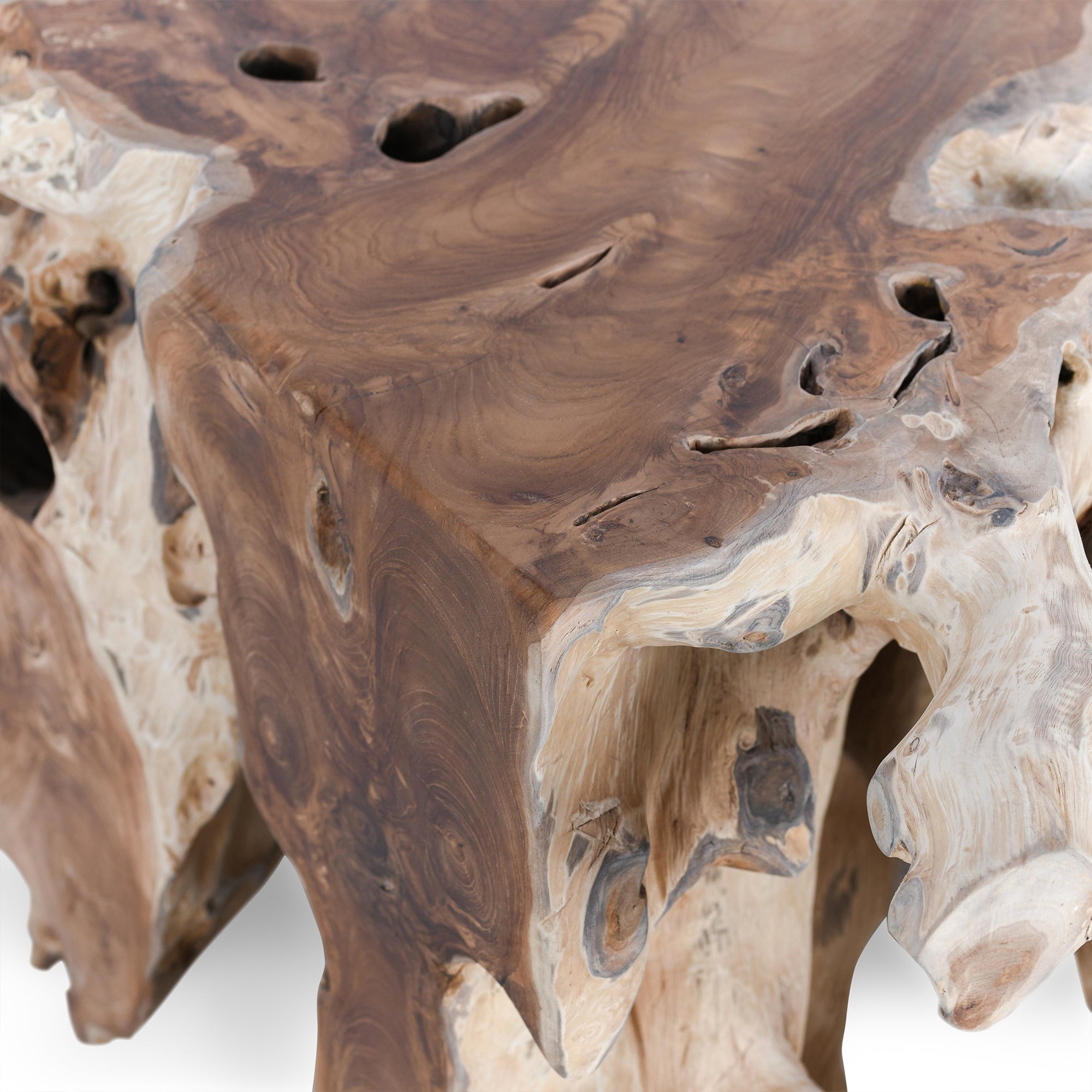 Cypress Root 40" Square Coffee Table
