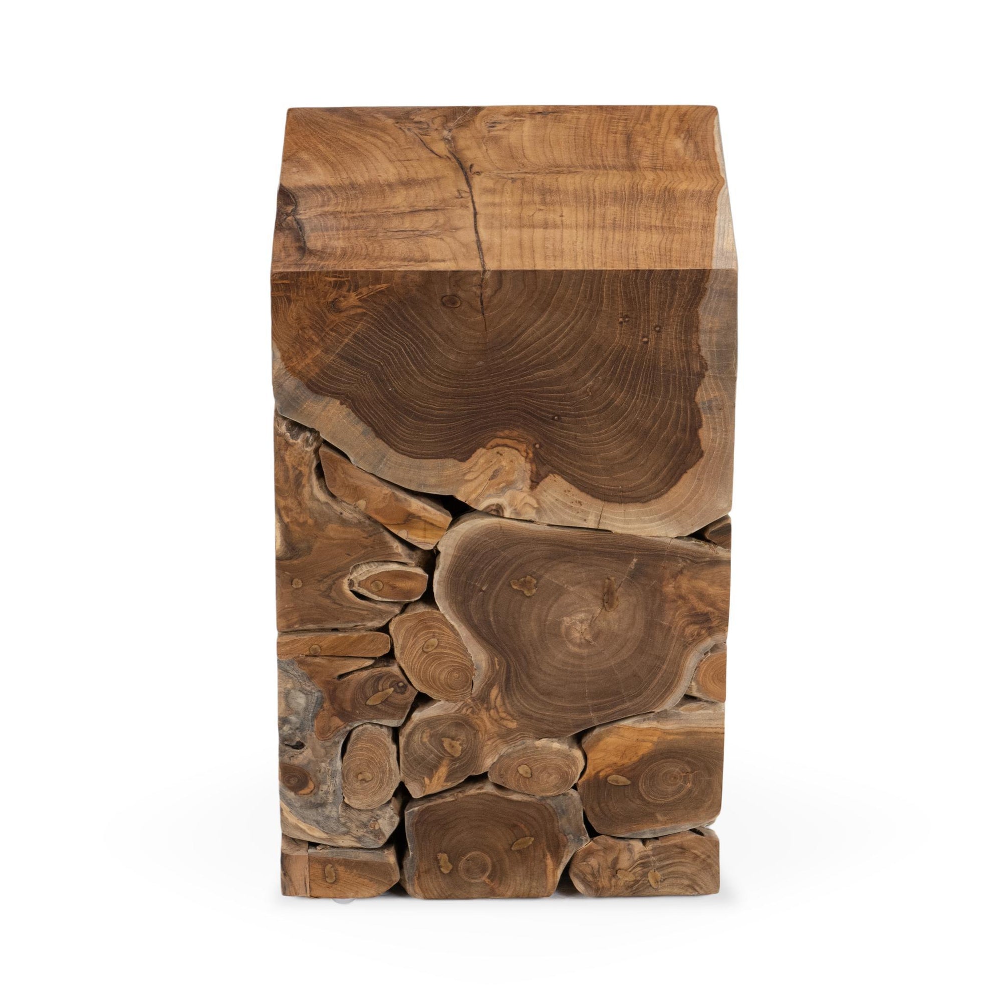 Rhea Square Accent Table - Natural