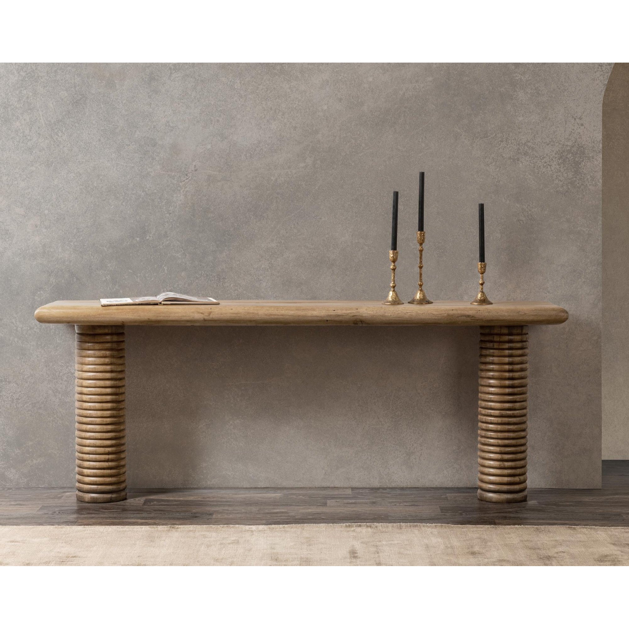 Ilaria Reclaimed Wood Rectangle Console Table