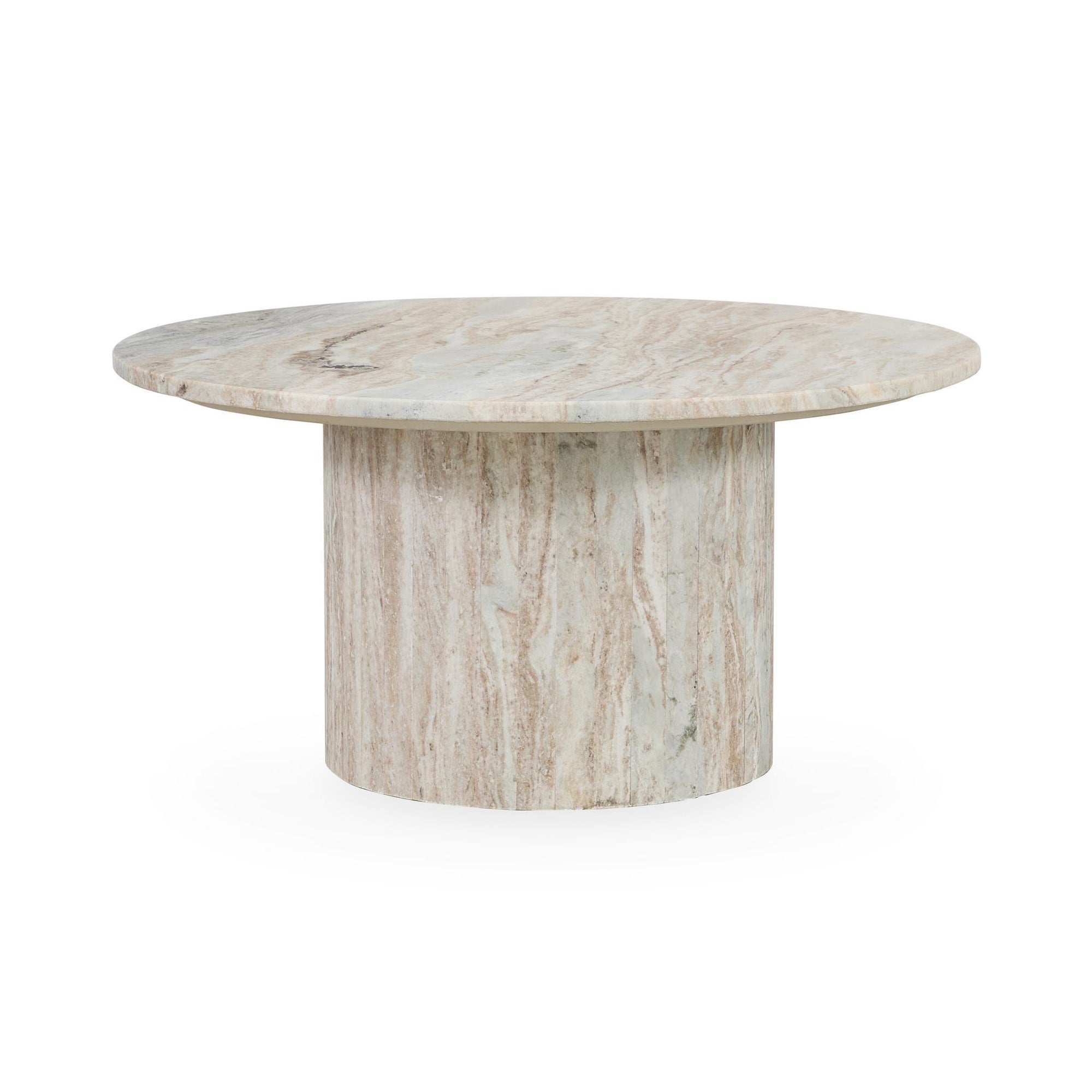 Amberly Marble Round Coffee Table