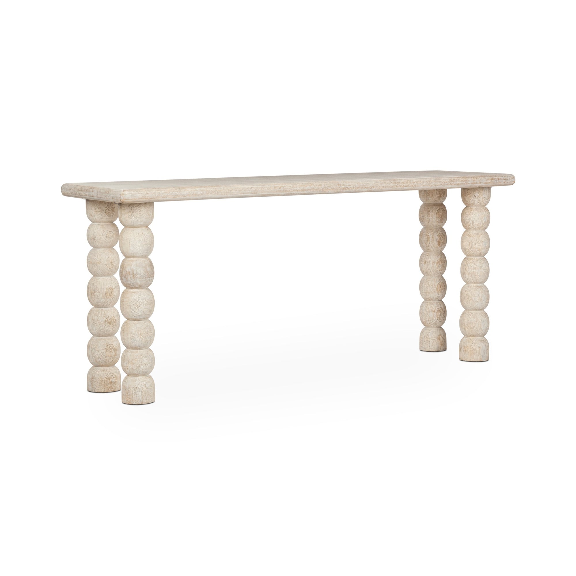 Adir Solid Wood Rectangle Console Table
