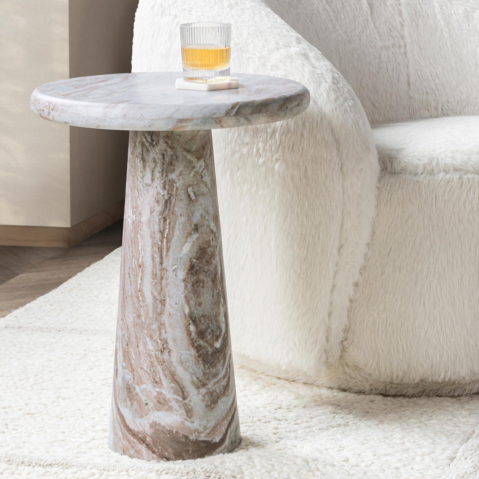 Huxley Accent Table - Rusty Gray