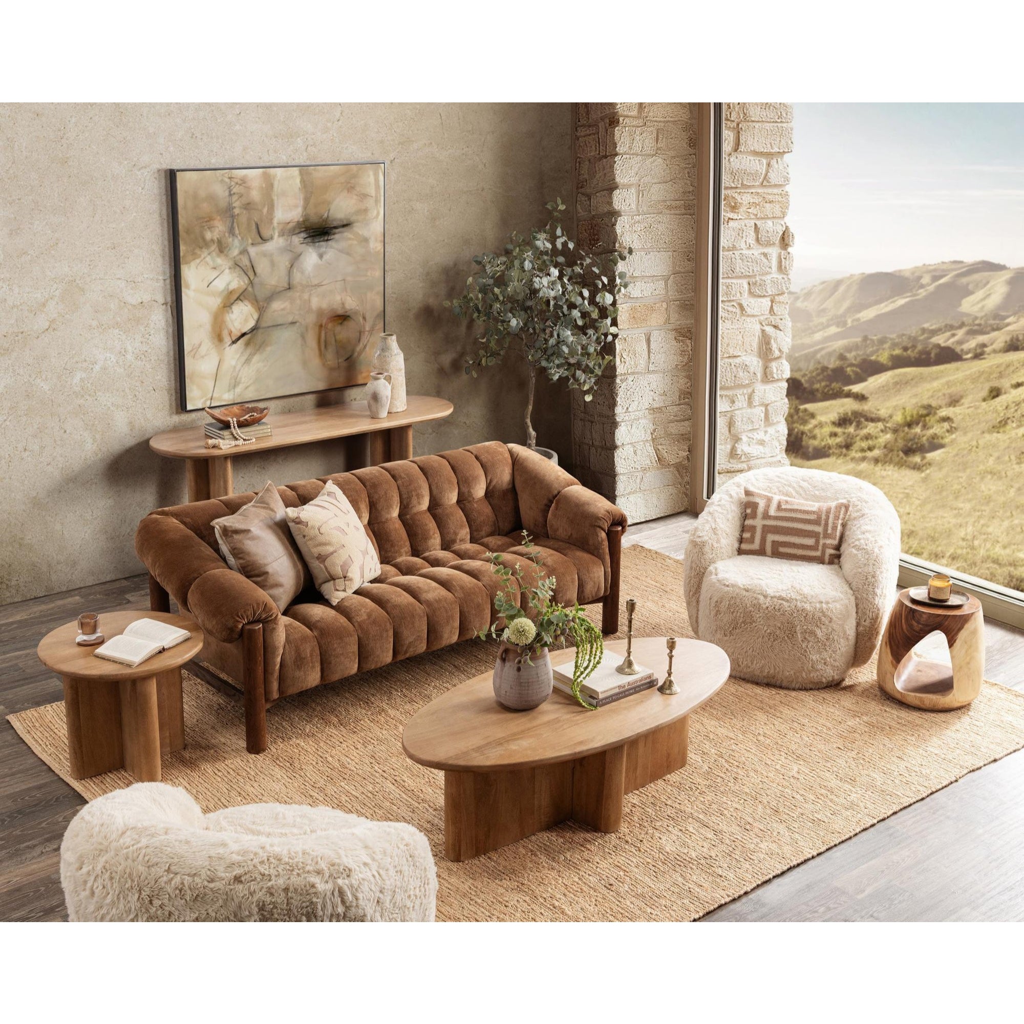 Montengo End Table - Natural Maple