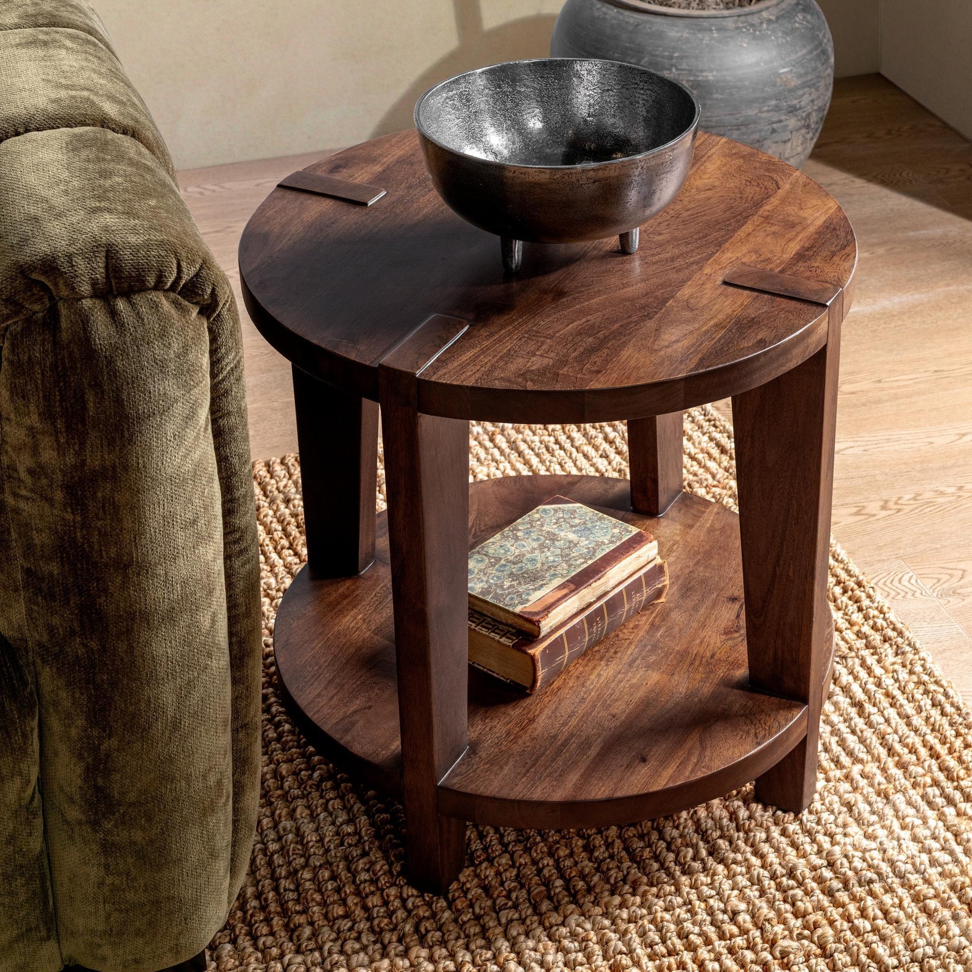 Alenna End Table - Tundra Brown