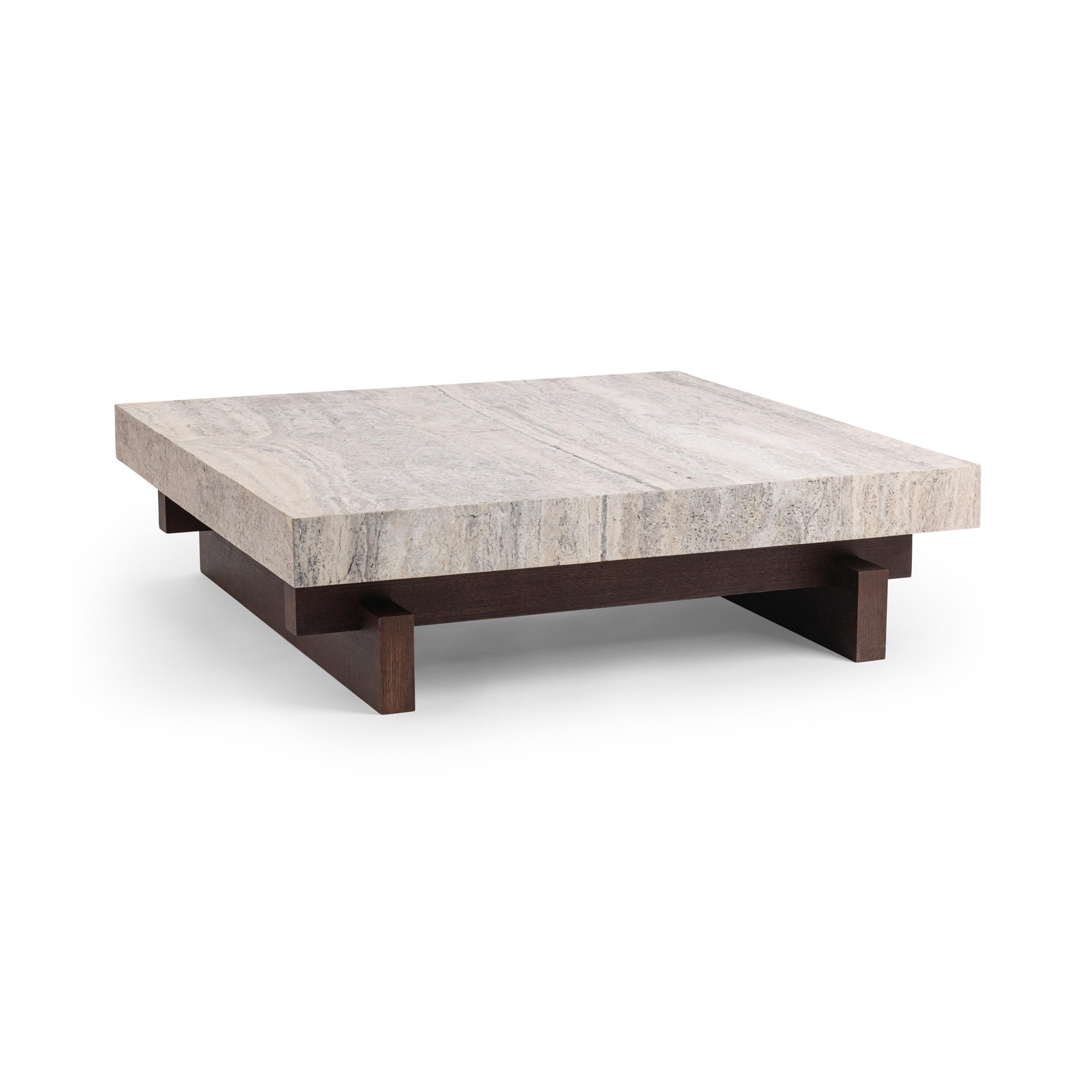 Alysa 54" Square Coffee Table - Riverstone Blend