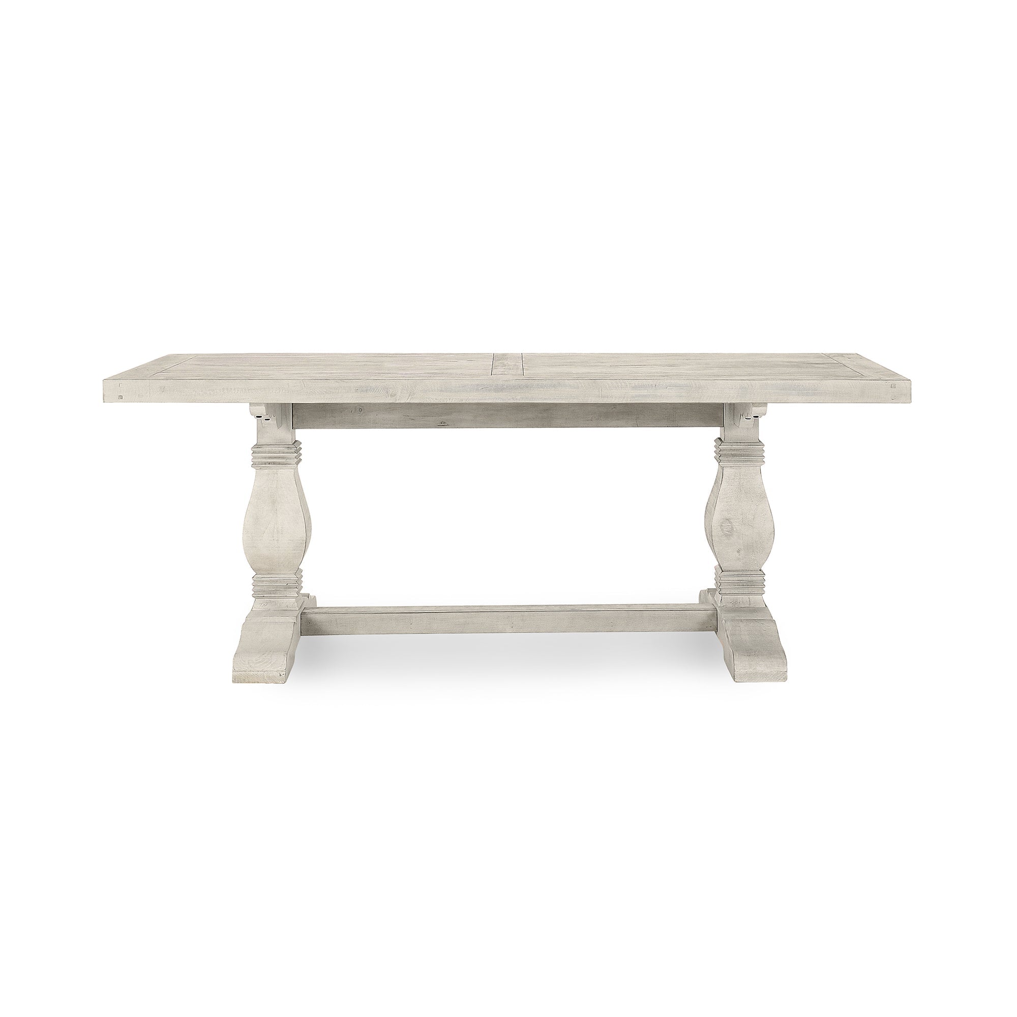 Caleb 78" Dining Table - Distressed Ivory