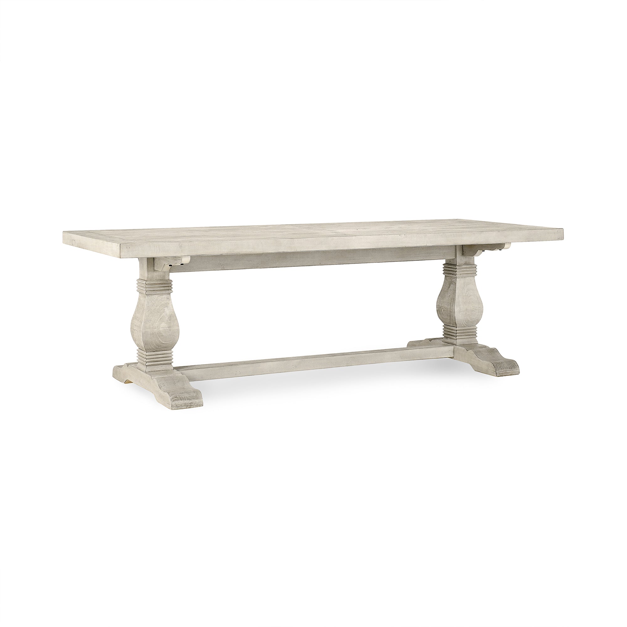 Caleb 94" Dining Table - Distressed Ivory