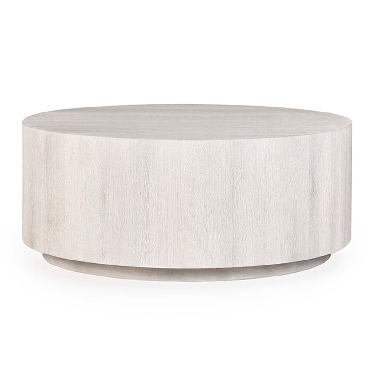 Layne Round Coffee Table with Casters
