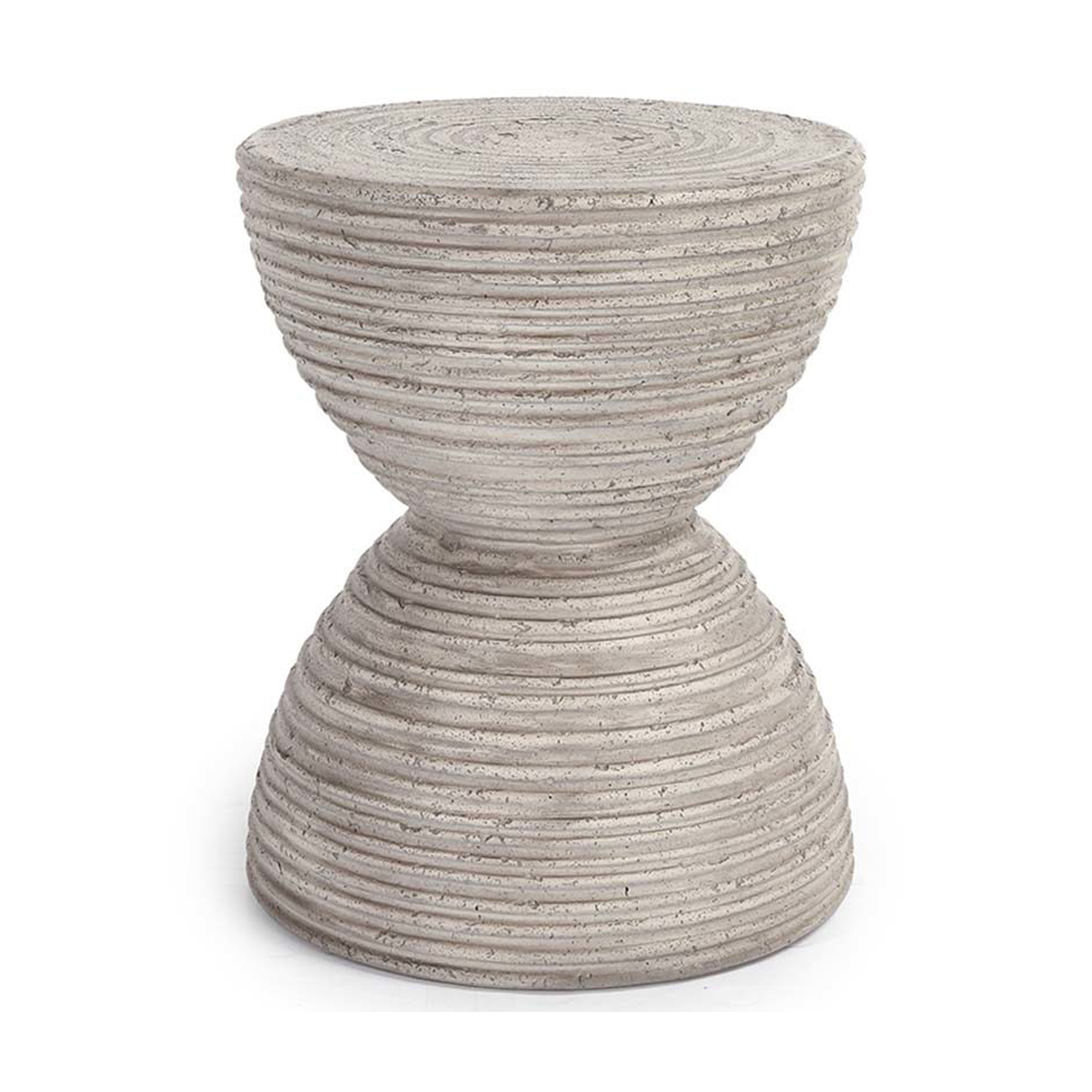 Corey Outdoor Accent Table - Light Gray