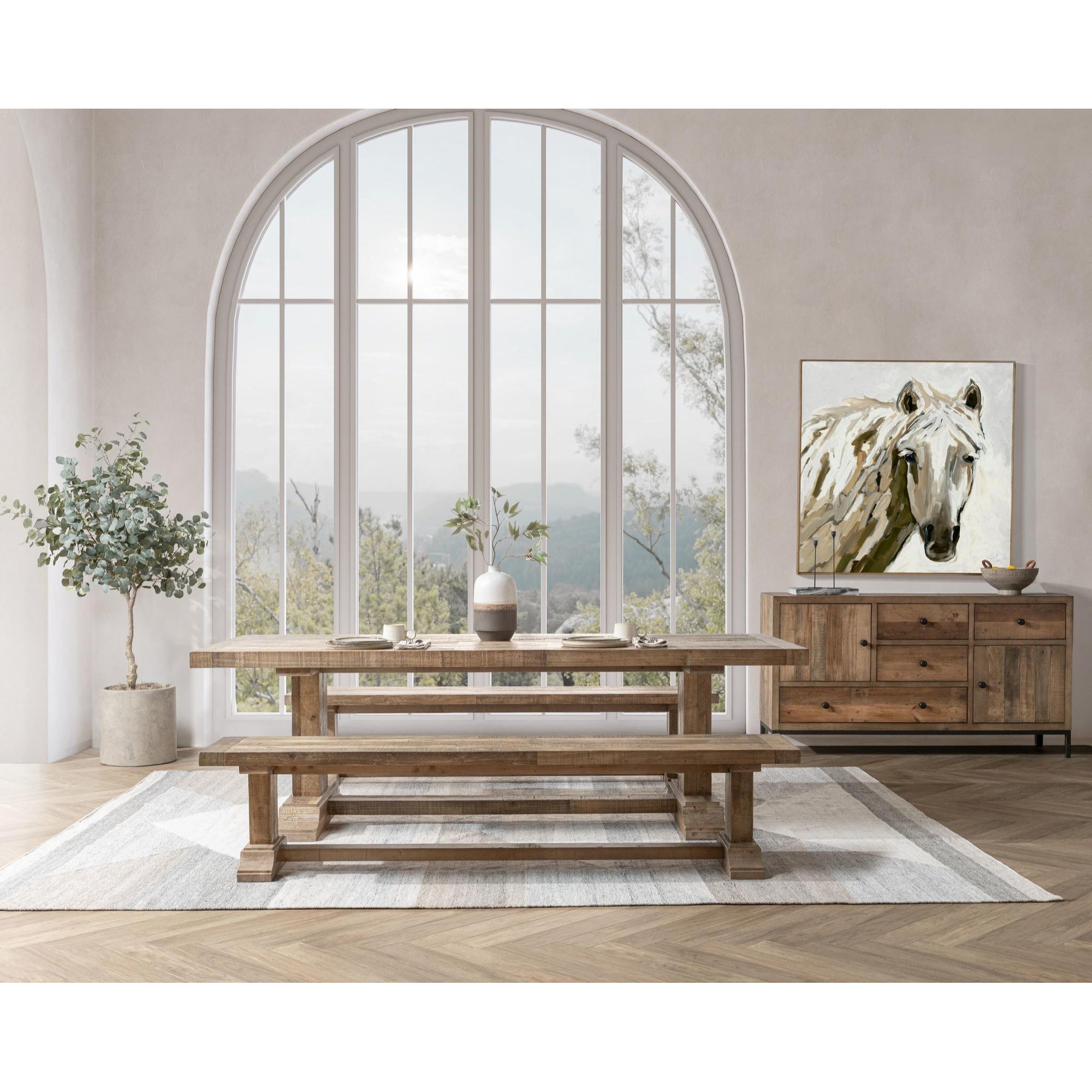 Dita Dining Table - Natural Pine