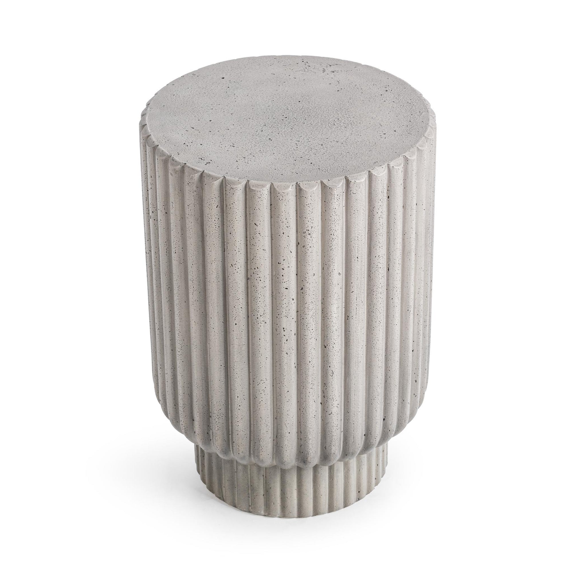 Givens Outdoor Accent Table - Light Gray