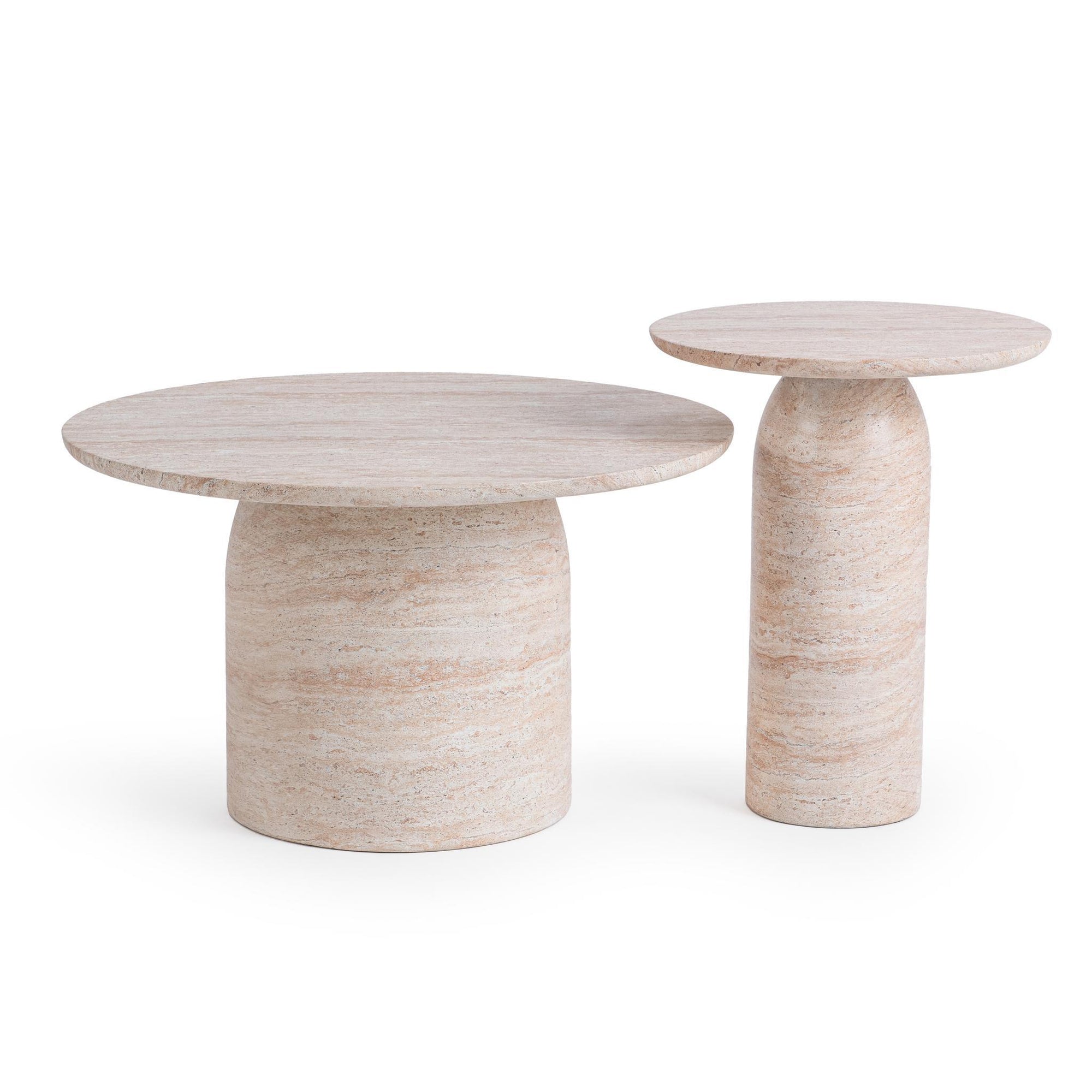 Sana Outdoor End Table - Capri Limestone