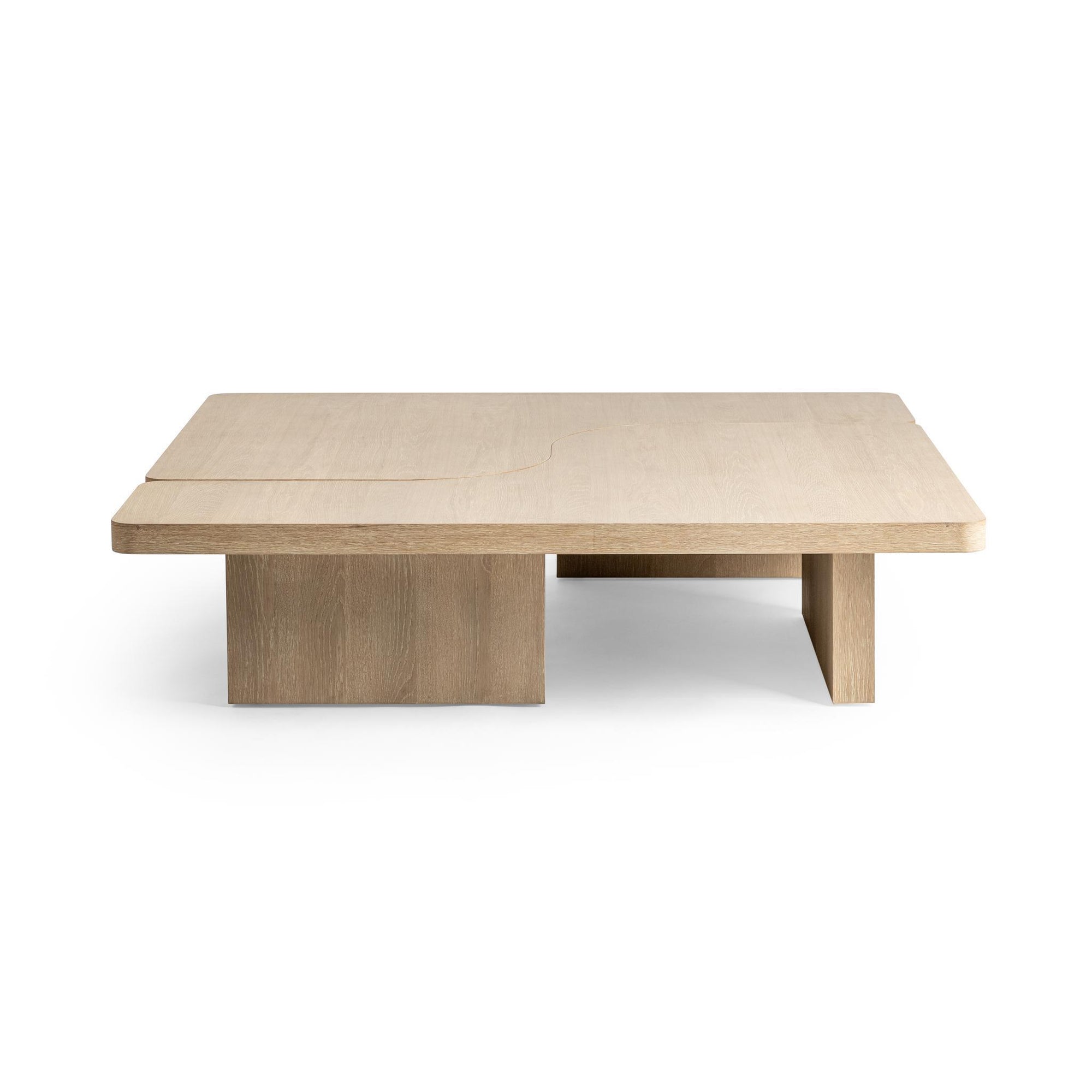 Melina 63" 2 Piece Coffee Table - Coastal Drift