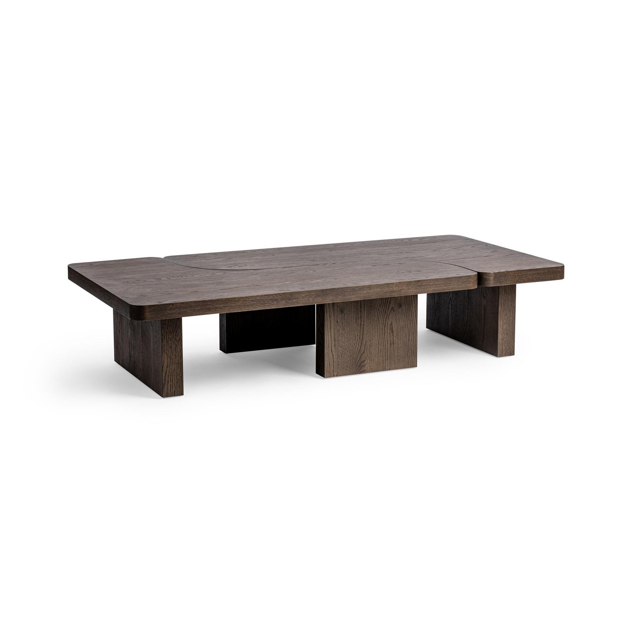 Melina 71" 2 Piece Coffee Table - Havanna Brown
