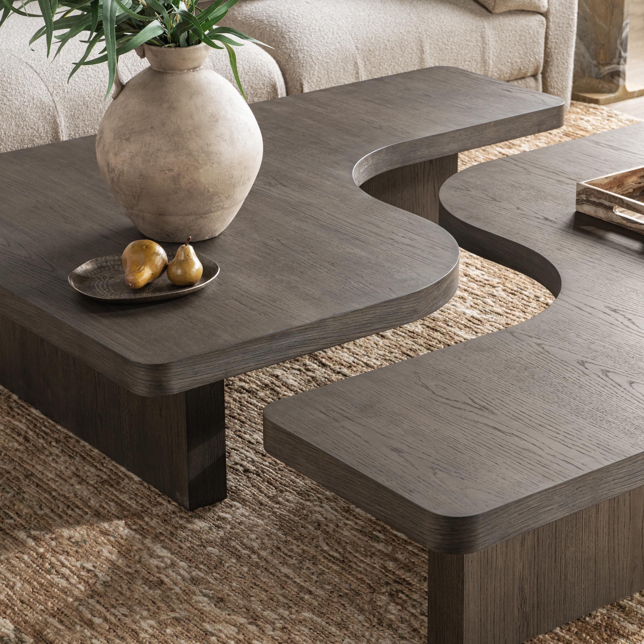 Melina 63" 2 Piece Coffee Table