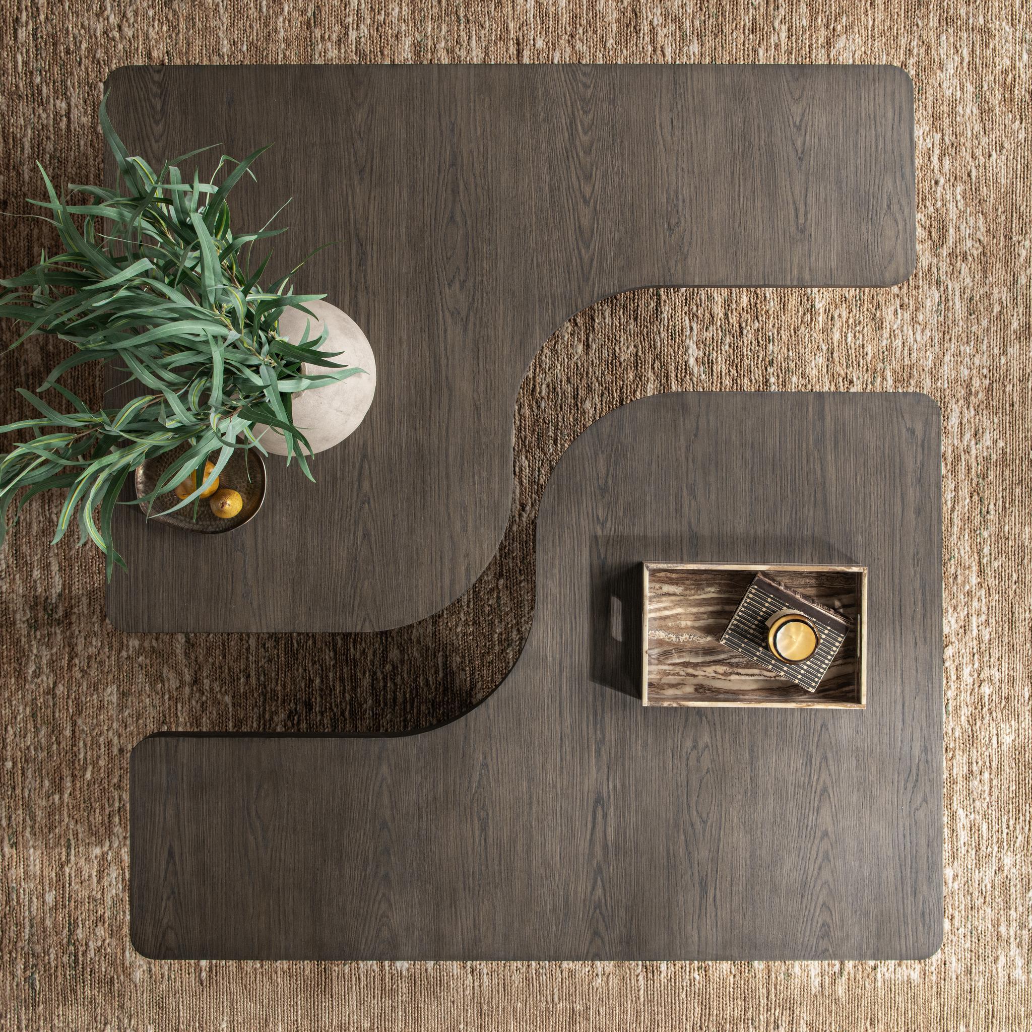 Melina 63" 2 Piece Coffee Table