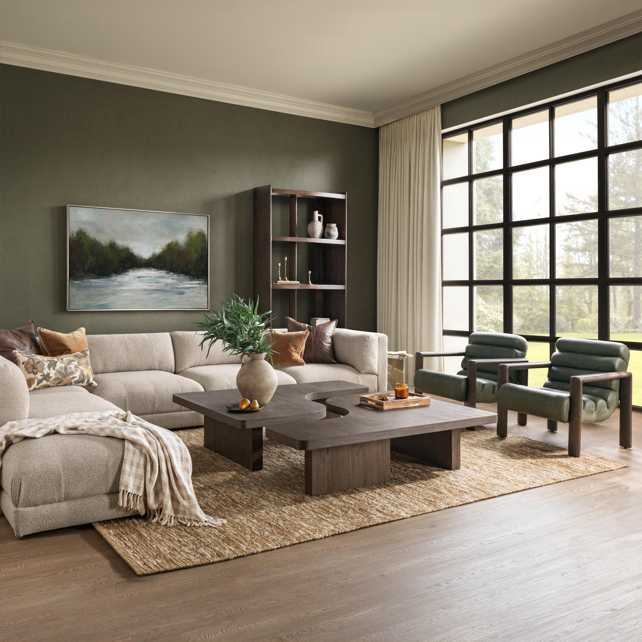 Melina 63" 2 Piece Coffee Table