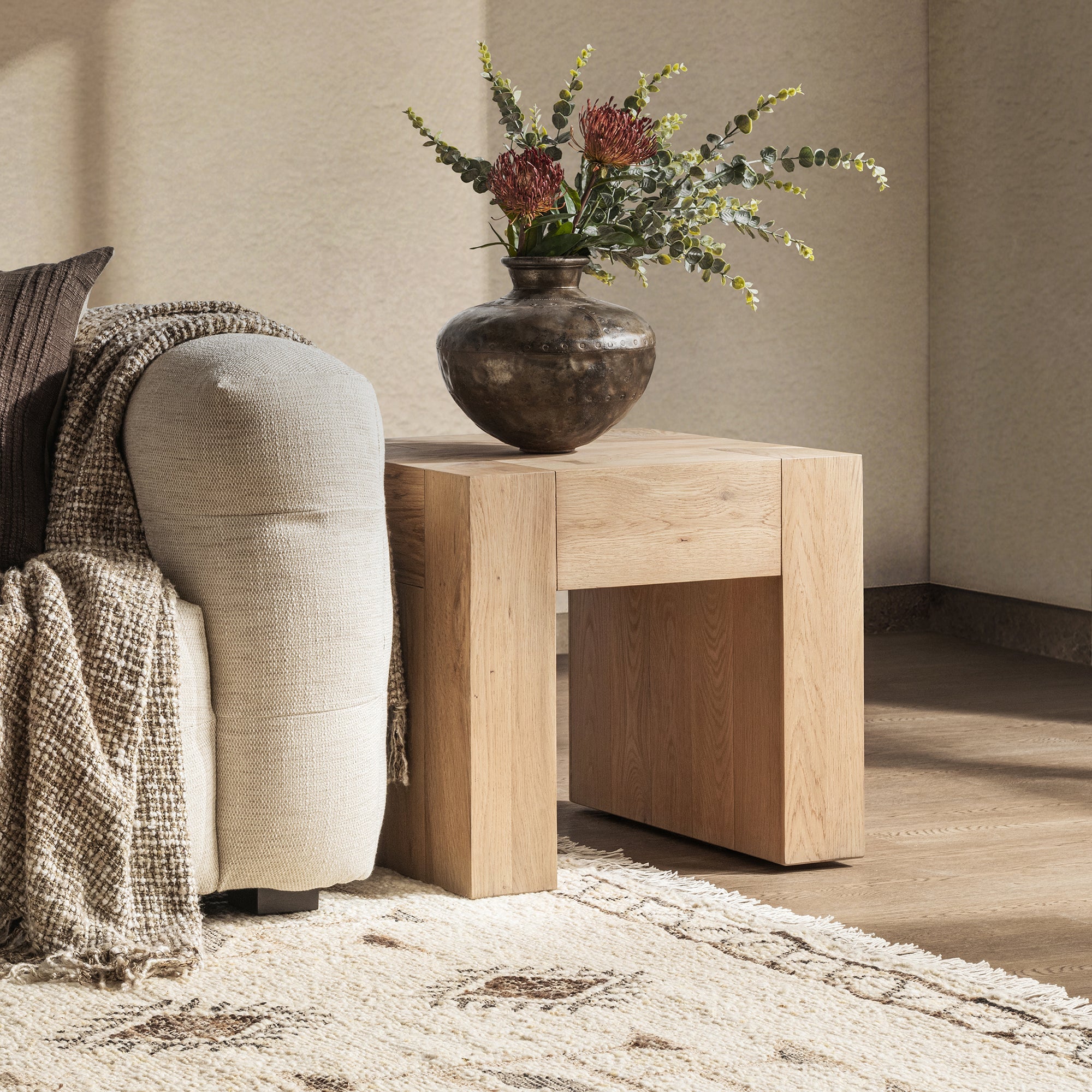 Bristol Reclaimed Oak 24" End Table