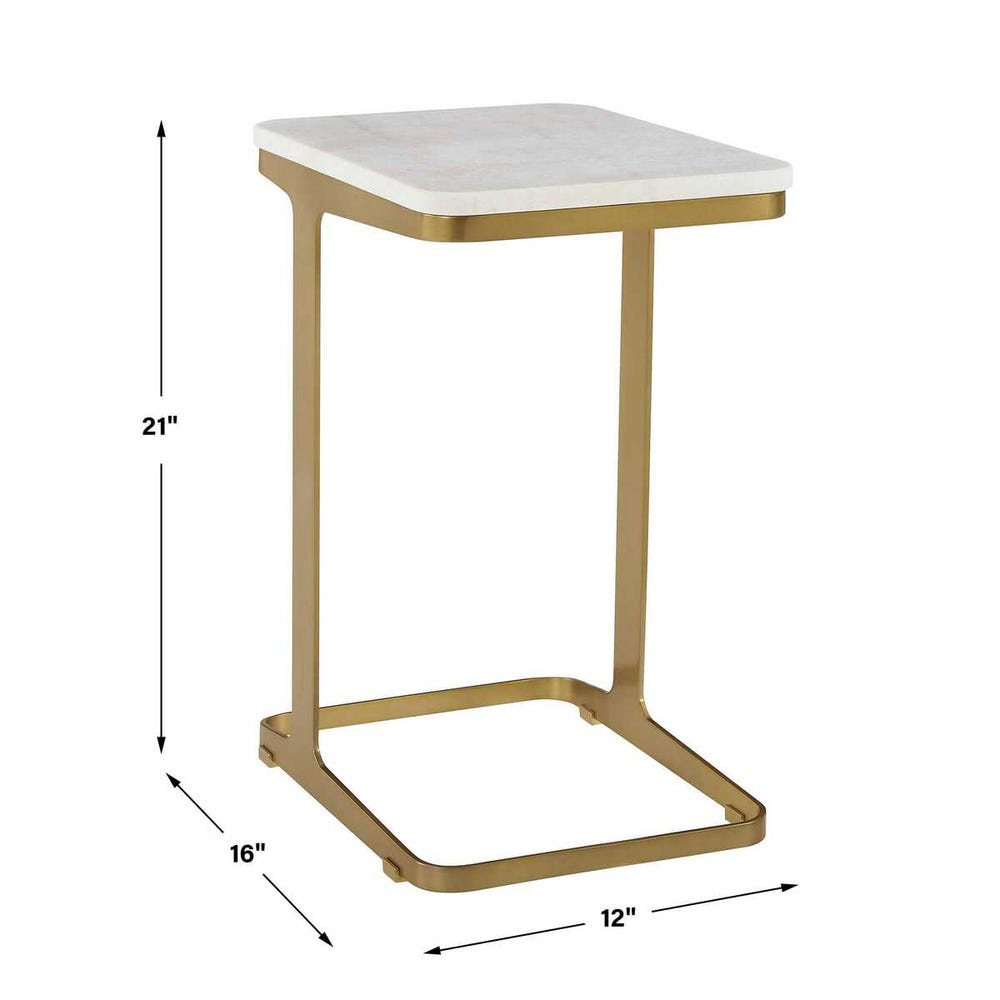 Uttermost Tylan Marble Accent Table
