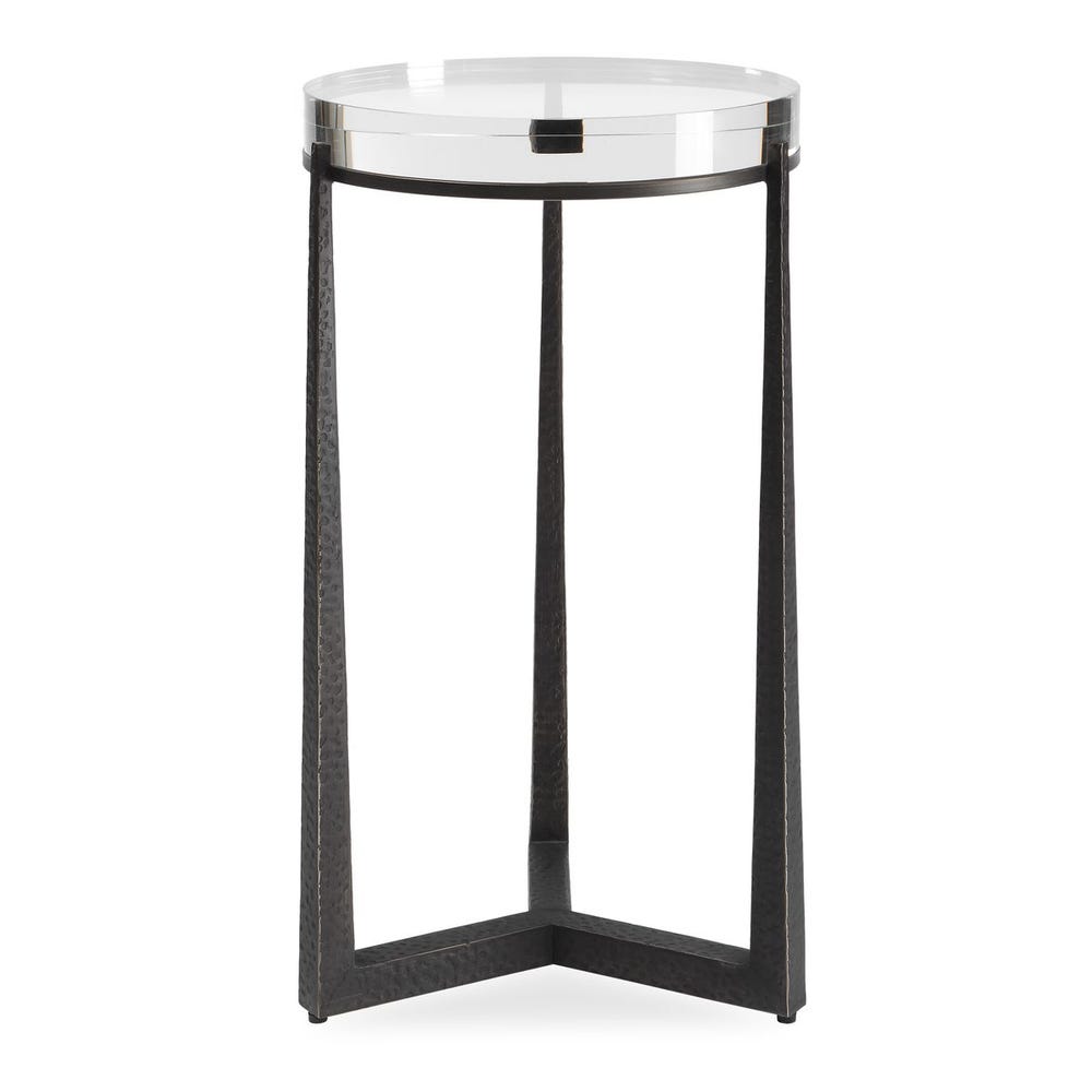 Uttermost Midas Dark Bronze Round Accent Table