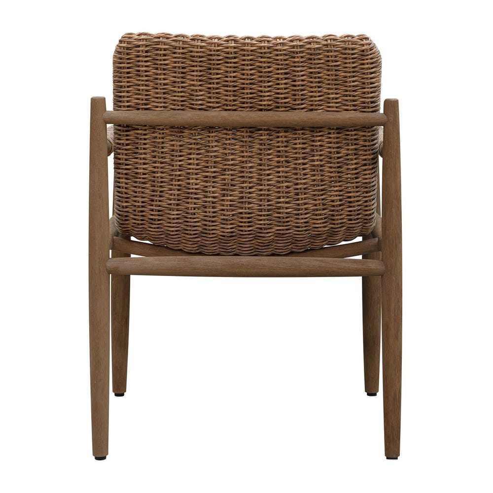 Uttermost Sumba Golden Flax Outdoor Dining Chair