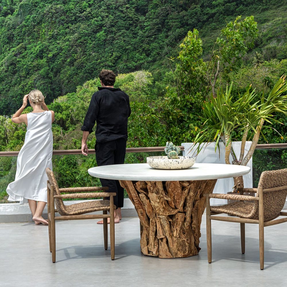 Uttermost Stonewood Indoor-Outdoor Dining Table