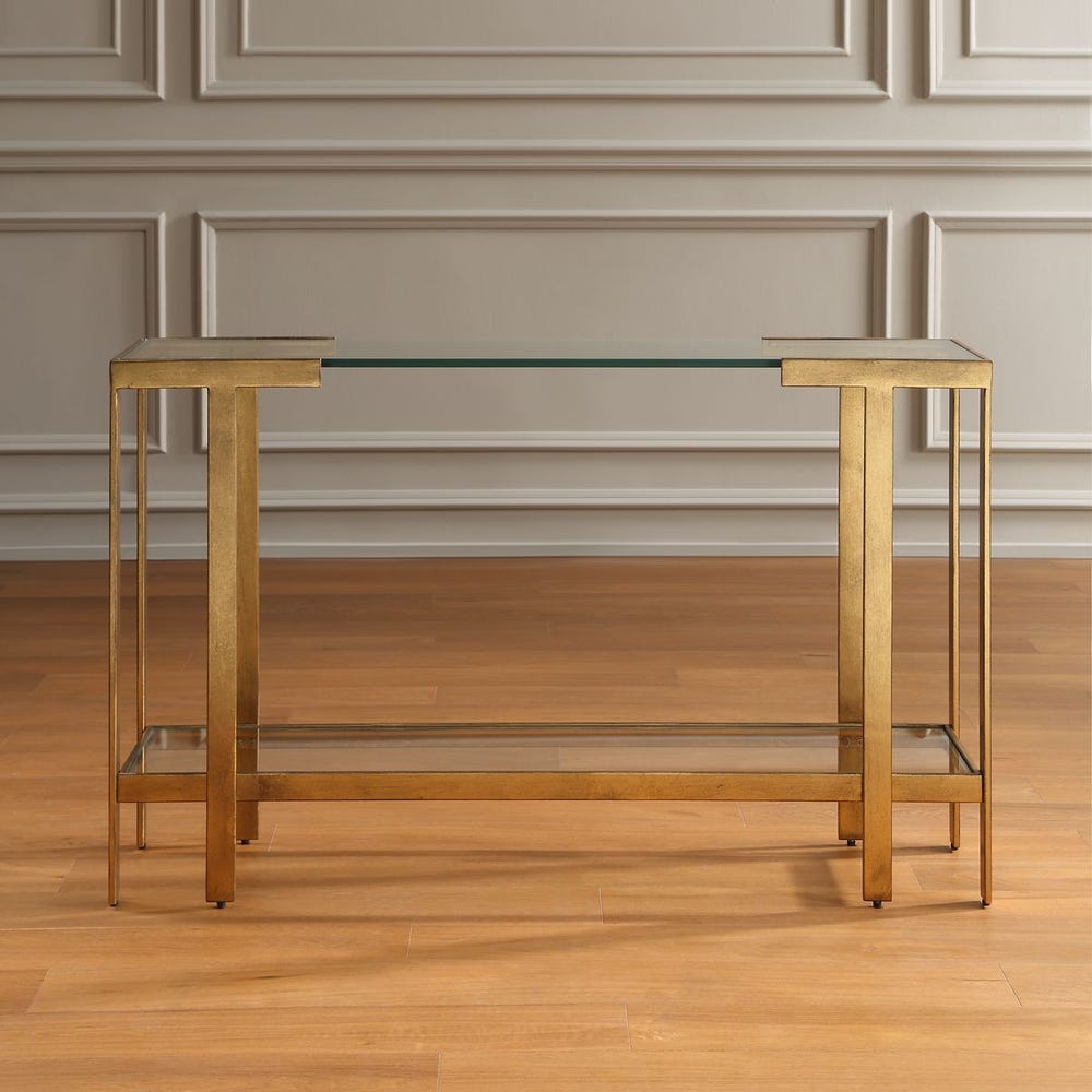 Uttermost Kendrick Glass Console Table