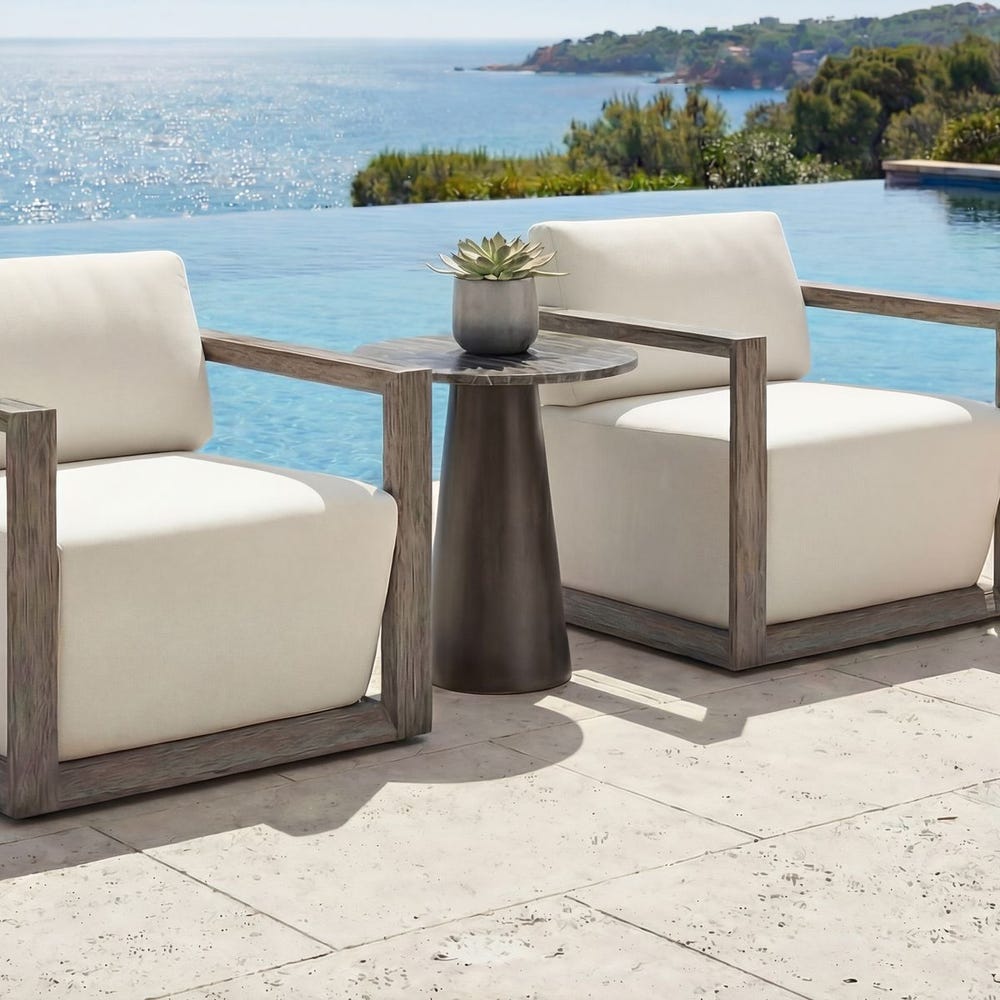 Uttermost Midsummer Indoor-Outdoor Bronze Accent Table