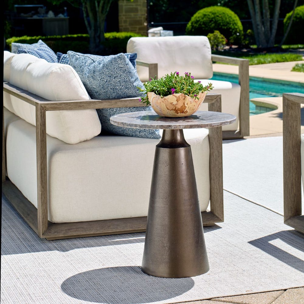 Uttermost Midsummer Indoor-Outdoor Bronze Accent Table