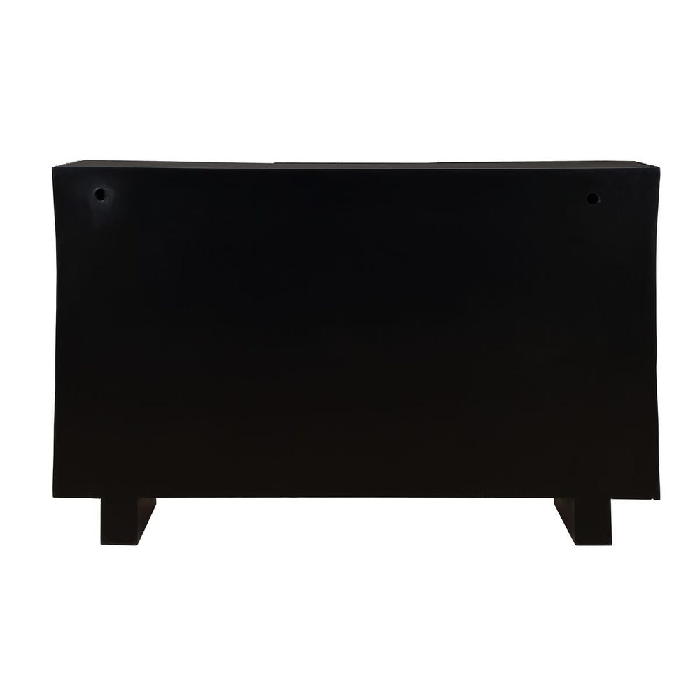 Uttermost Mercado Black 3 Door Cabinet