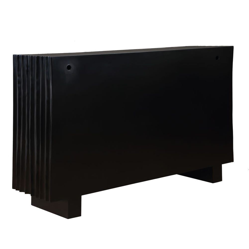 Uttermost Mercado Black 3 Door Cabinet