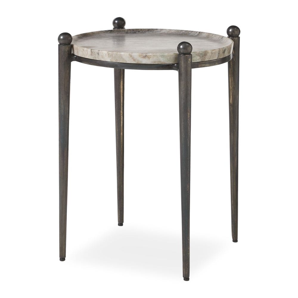 Uttermost Nahunta Dark Bronze Accent Table