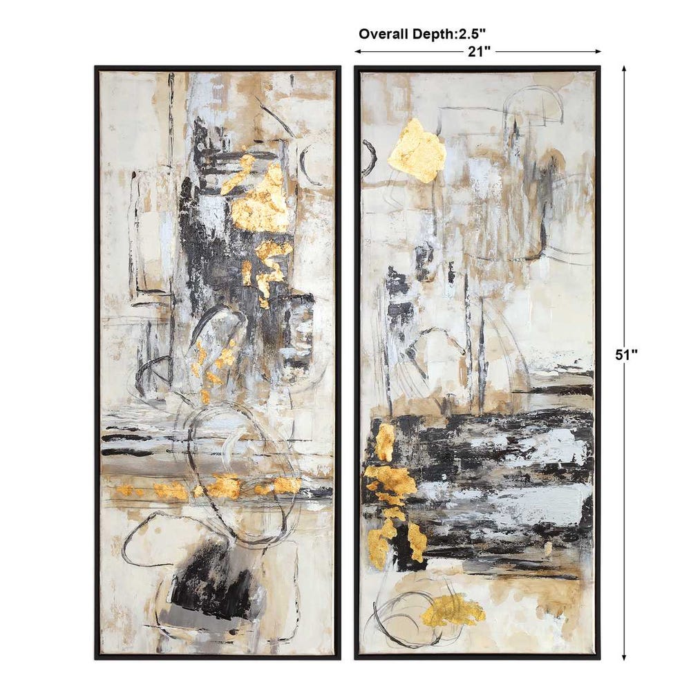 Uttermost Life Scenes Abstract Art - Set of 2