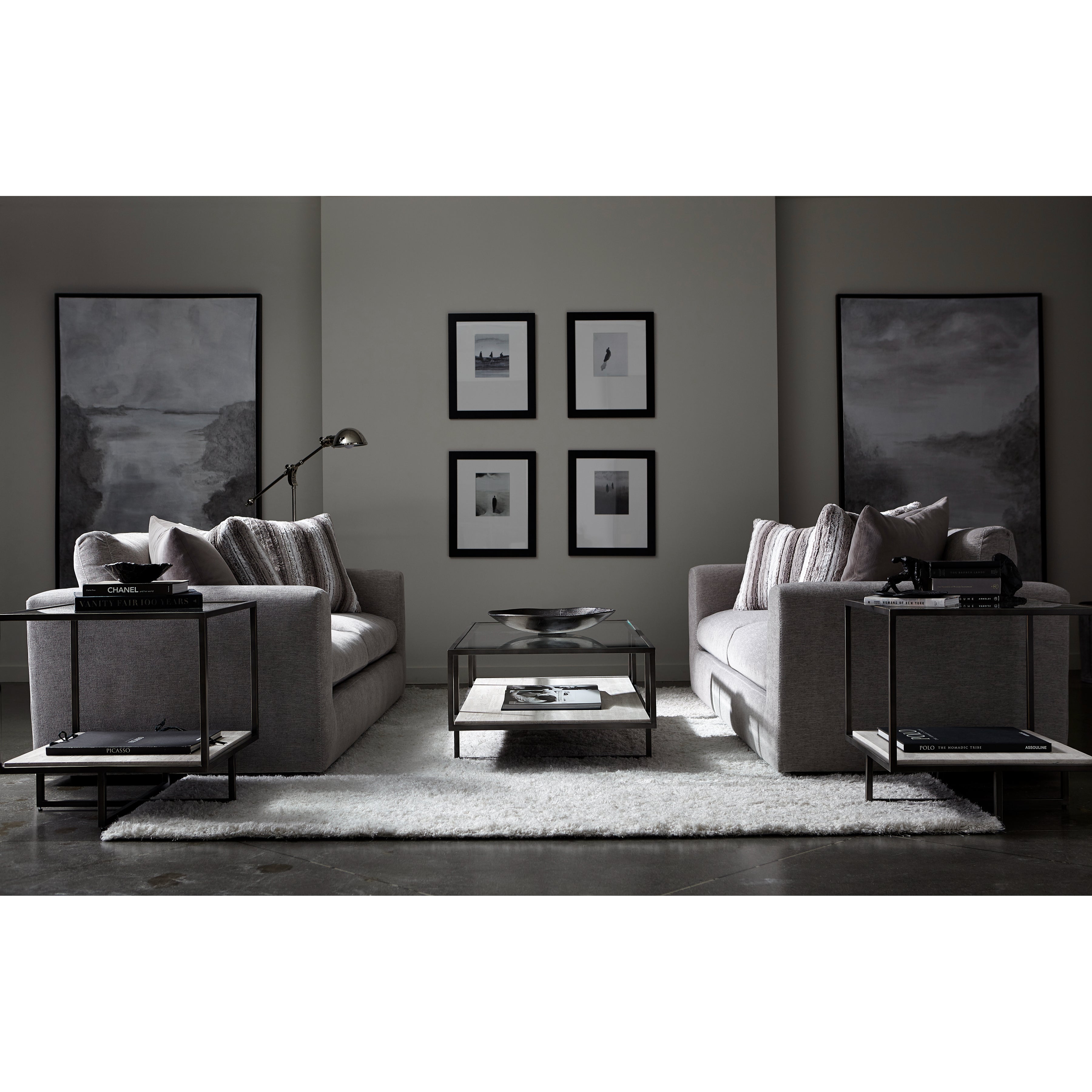 Harlow Metal Square End Table by Bernhardt