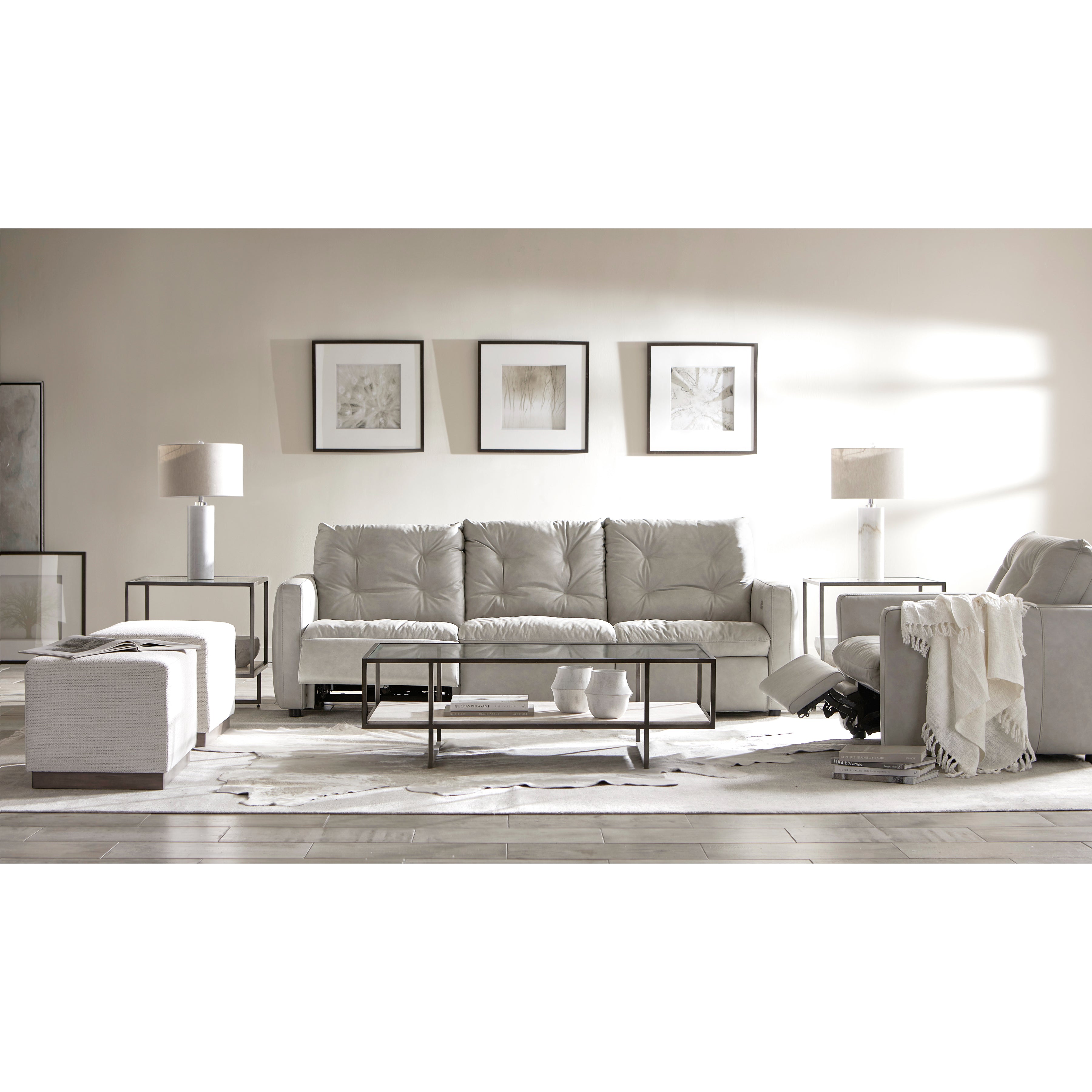 Harlow Metal Square End Table by Bernhardt