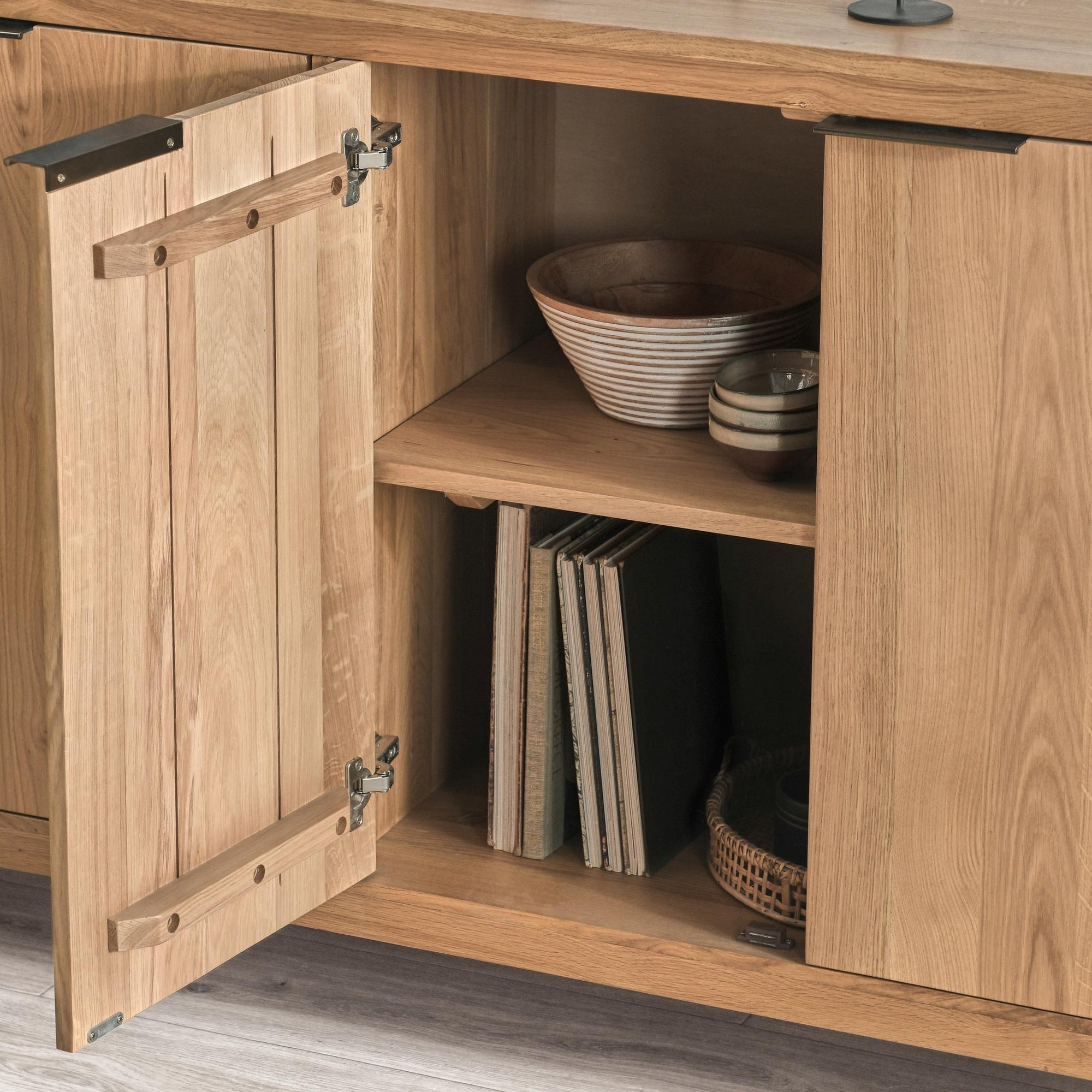 Parsons 4 Drawer Sideboard - Natural