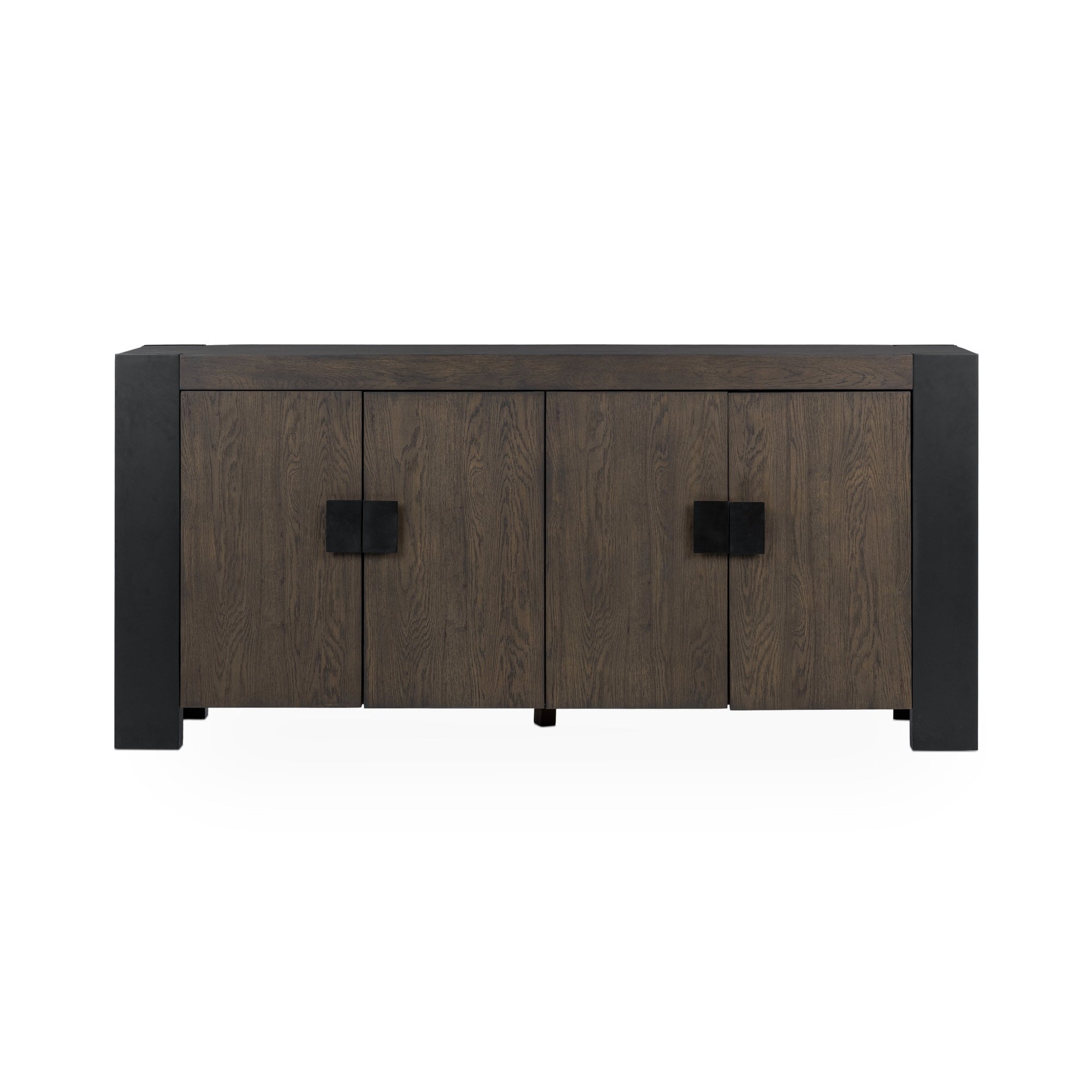 Deaven Solid Wood 4-Door Buffet