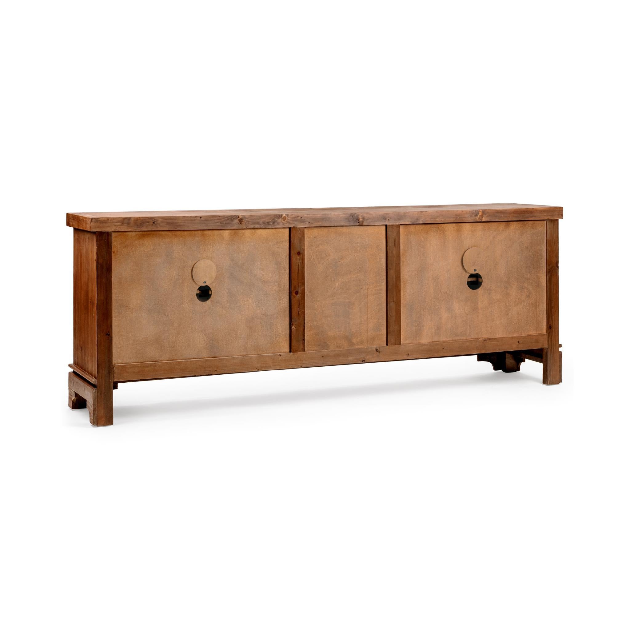 Amita 3 Drawer 4 Door Cabinet - Brown