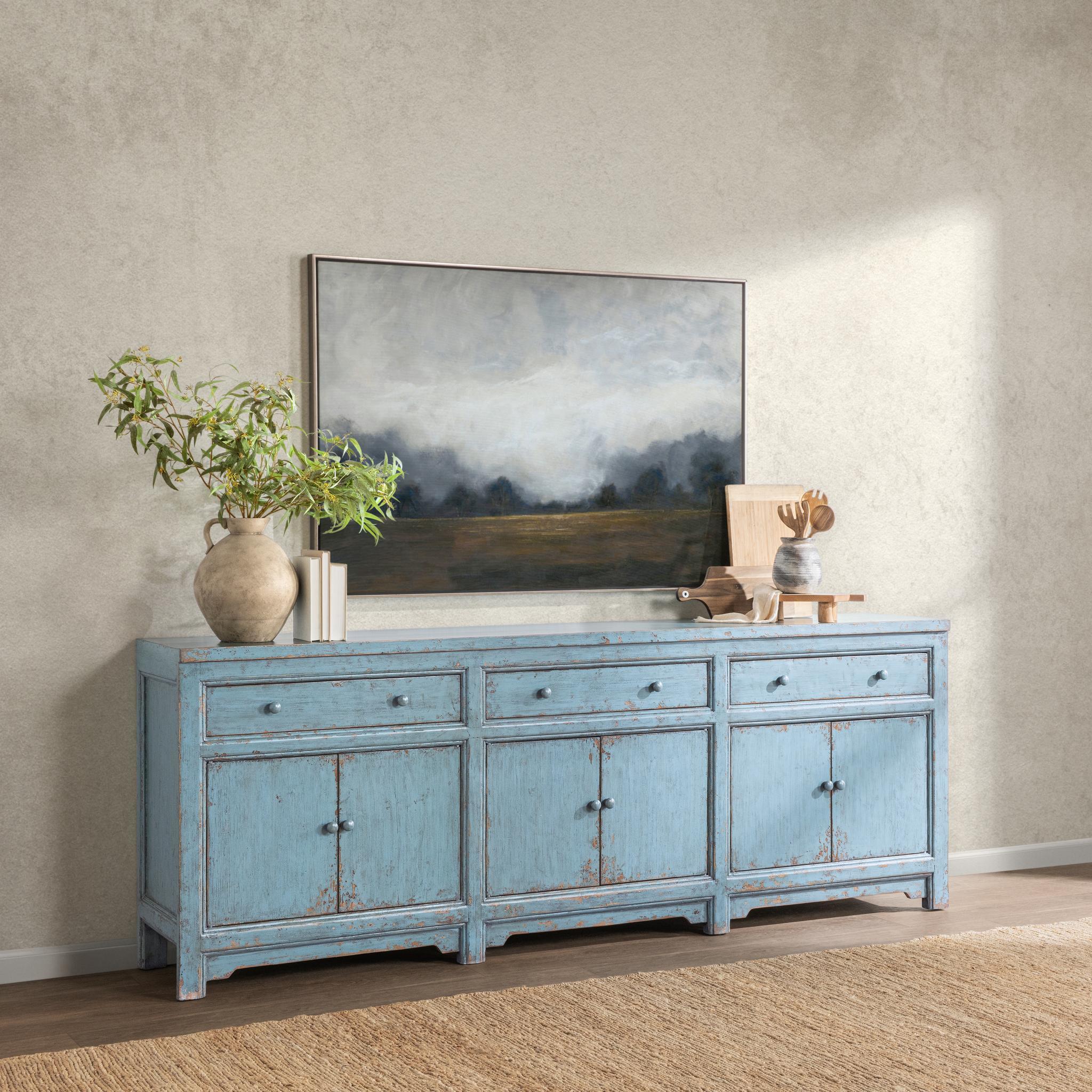 Winford 3 Drawer 6 Door Cabinet
