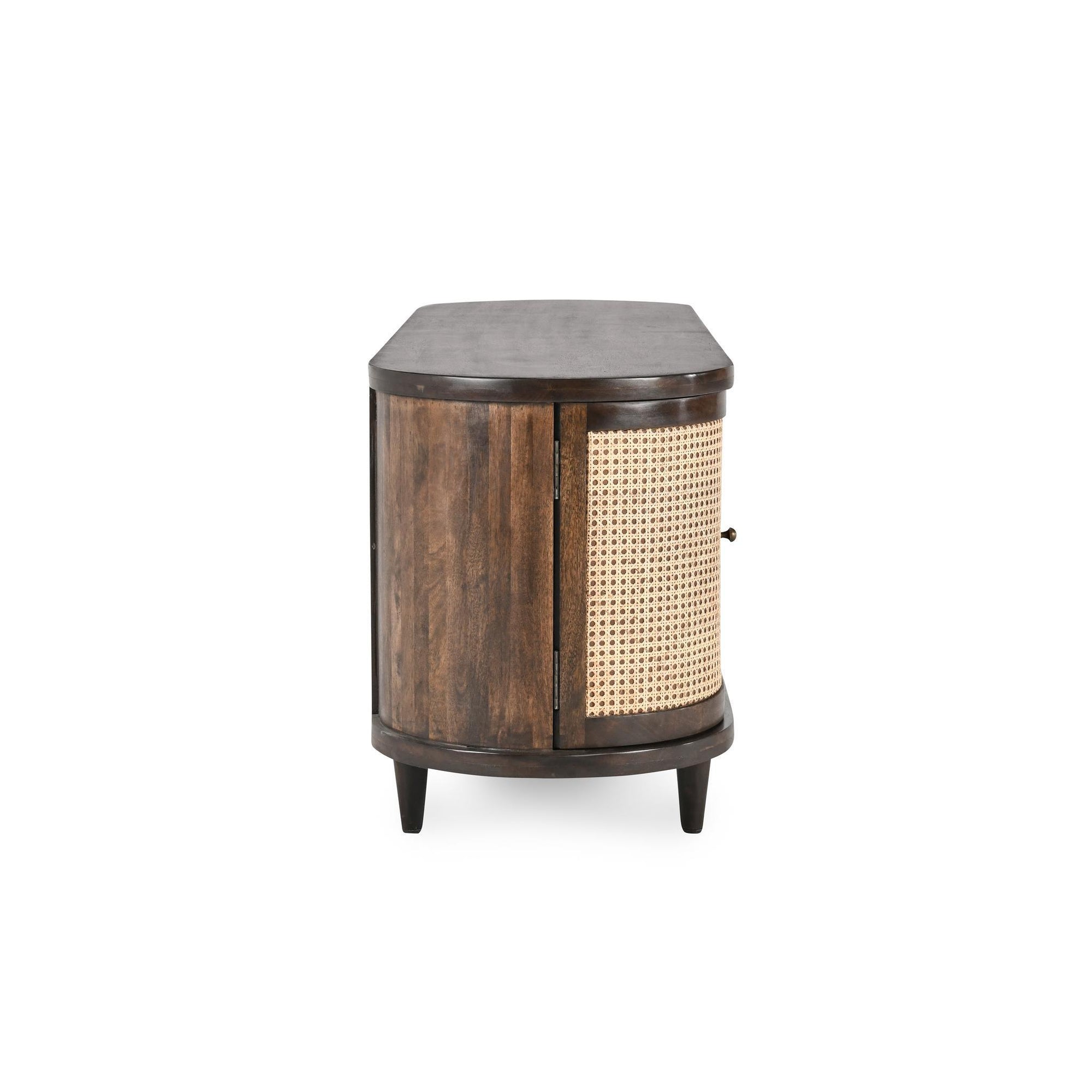 Teresa 4 Door Buffet - Walnut/Natural Brown