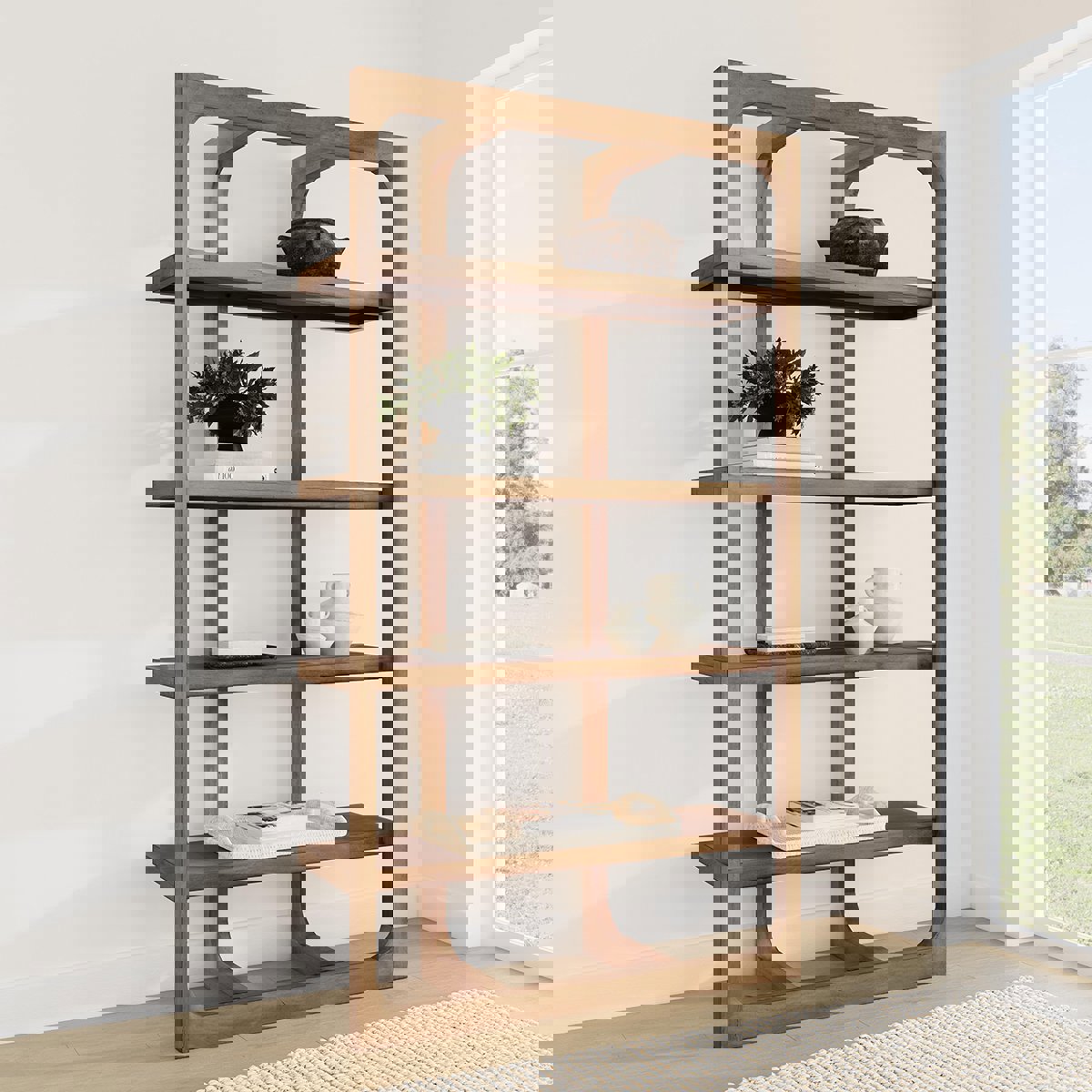 Gordon 86" Bookcase Bookcases & Shelves Classic Home , Black Friday Sale Classic Home Furniture Sale, Old Bones Co, Mid Century Furniture Sale, Four Hands Furniture, Black Friday Sale Gordon 86" Bookcase,Gus Sale, Perigold Gordon 86" Bookcase Bookcases & Shelves Black Friday Sale , Perigold Sale Gordon 86" Bookcase,Gordon 86" Bookcase Lulu and Georgia, Burke Decor Sale Gordon 86" Bookcase, www.oldbonesco.com