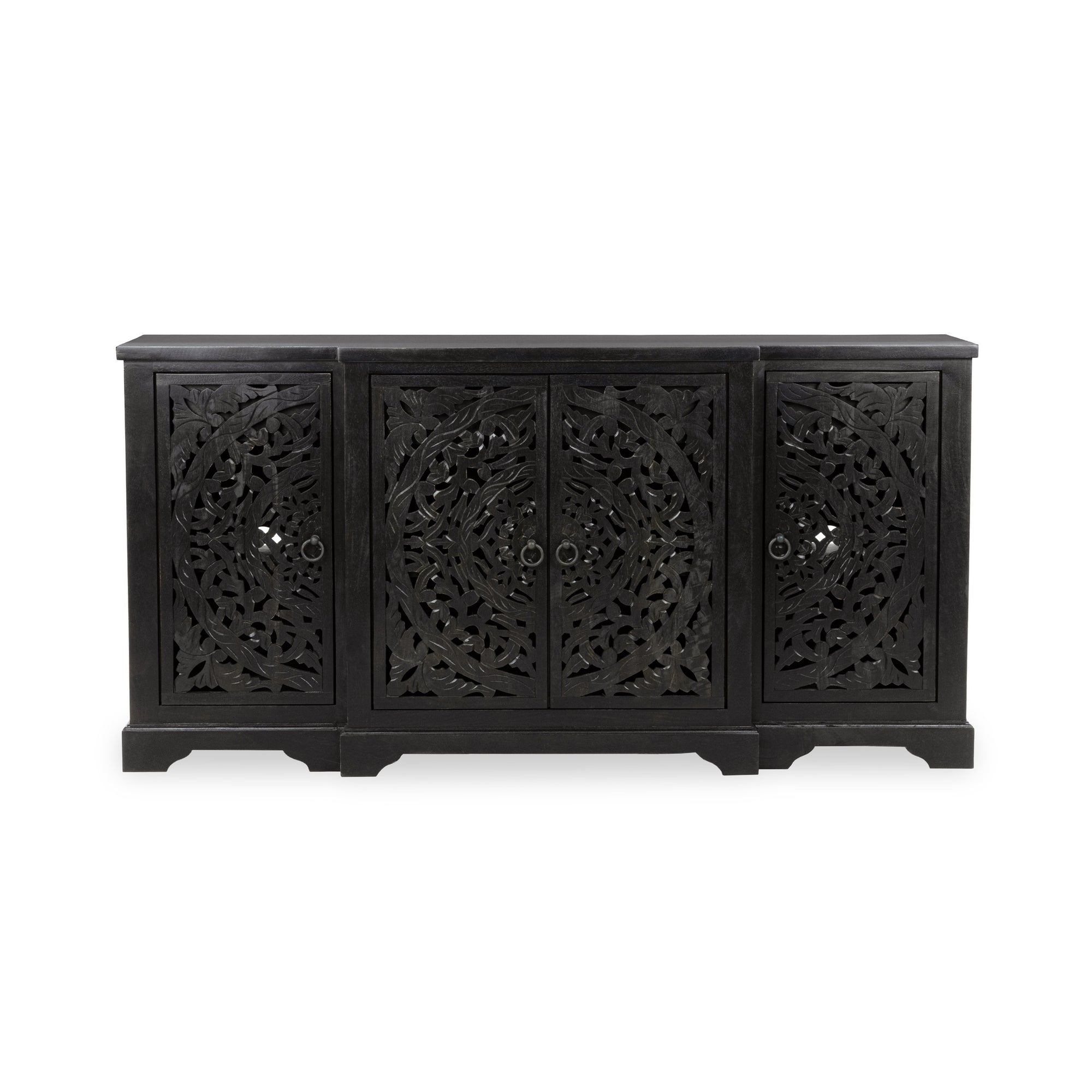 Harmony Mango Wood Breakfront 4Dr Cabinet