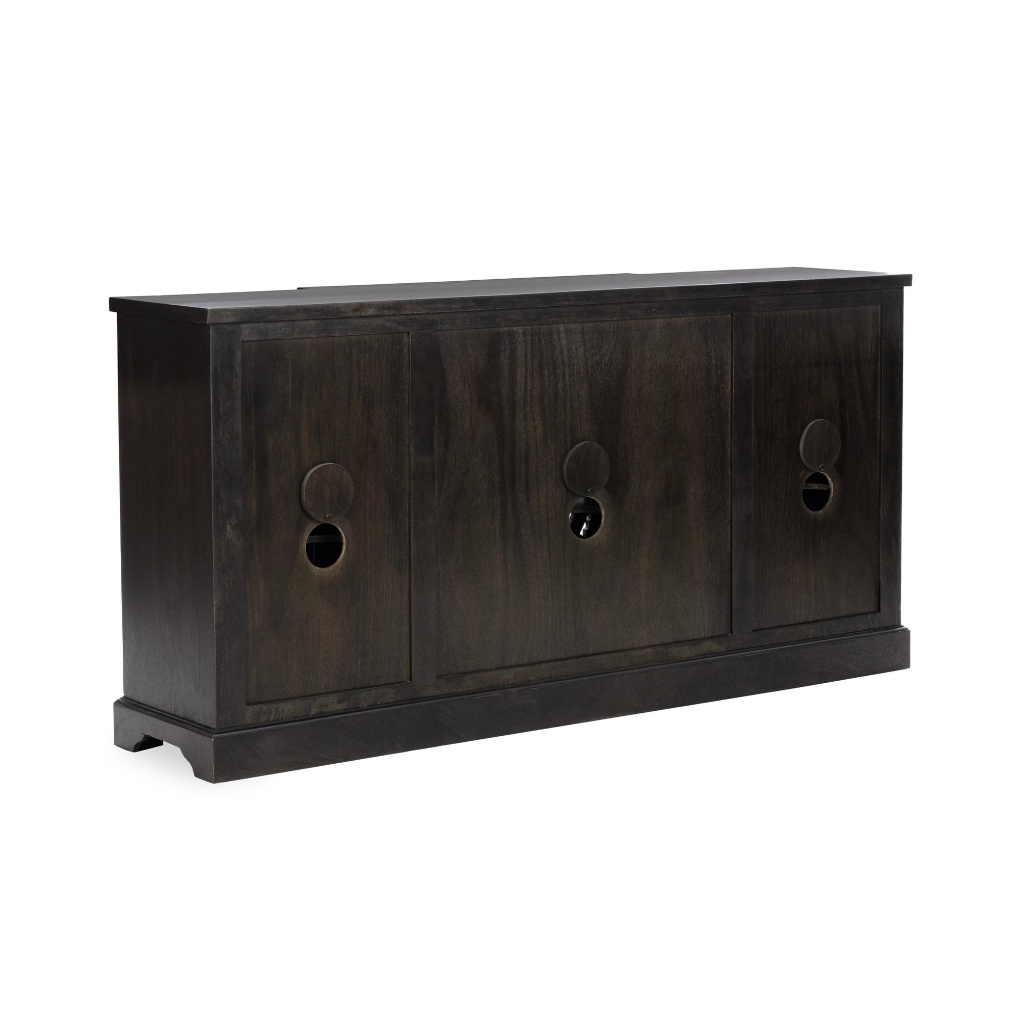 Harmony Mango Wood Breakfront 4Dr Cabinet