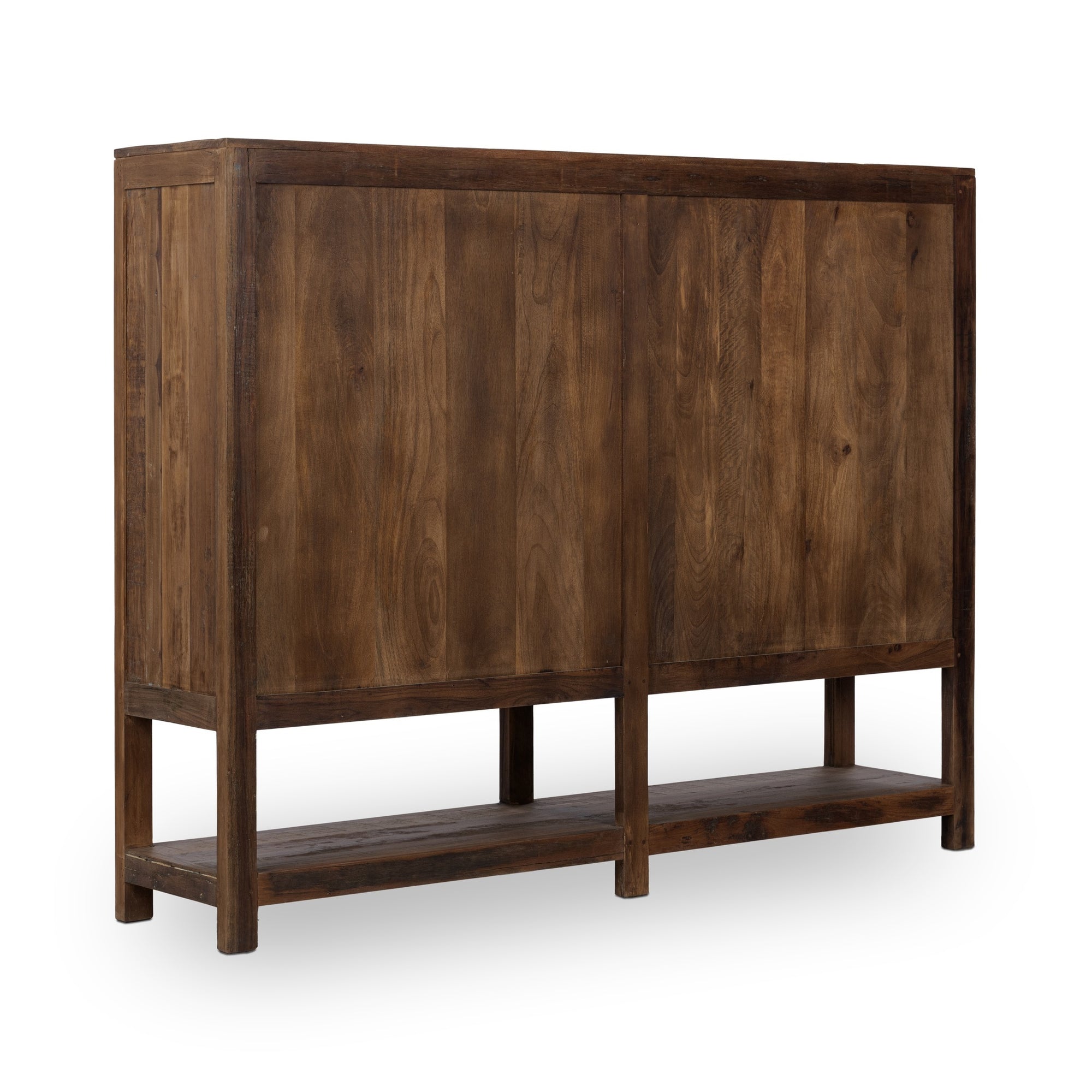 Kharga 4 Door Display Cabinet - Natural