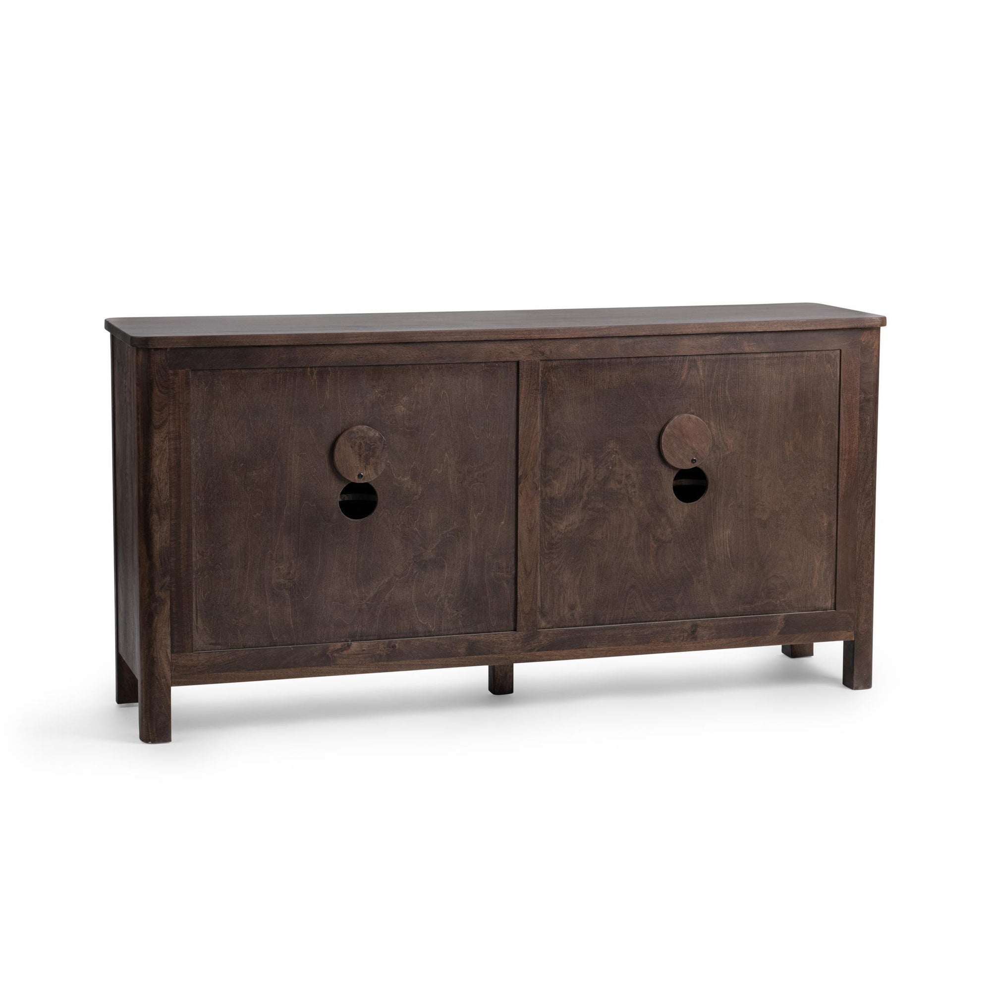 Lina 4 Door Cabinet - Kona Brown