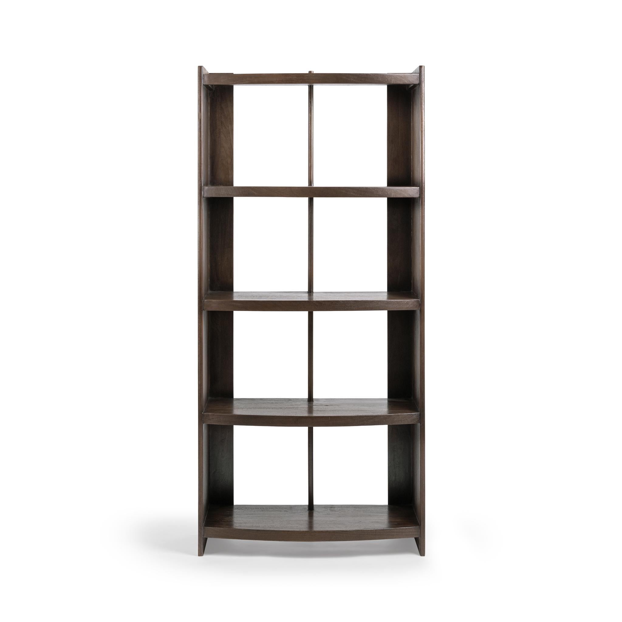 Kyra Bookshelf - Cocoa Brown